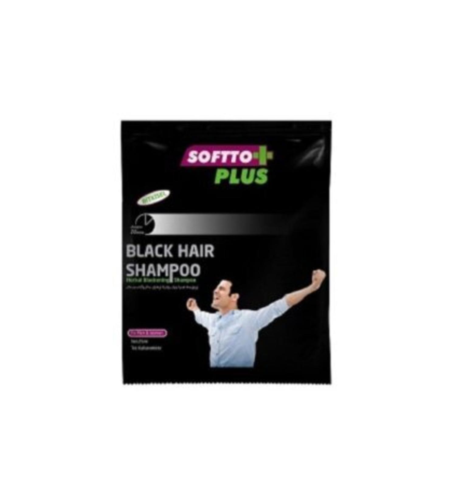 Softto Plus Black Hair Shampoo 25 Mil.