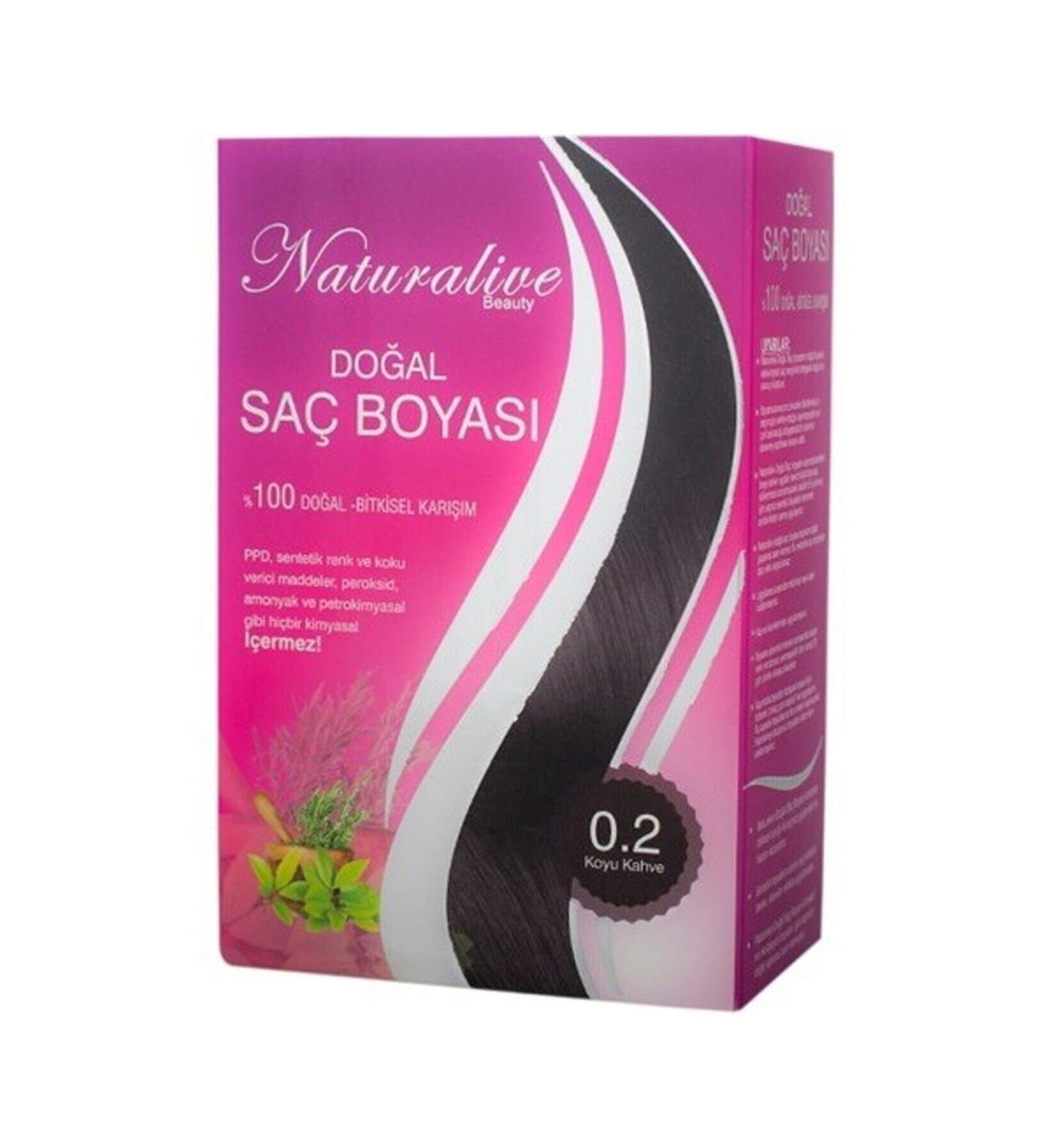 Natural Hair Dye Dark Brown 100gr Gimdes Certified