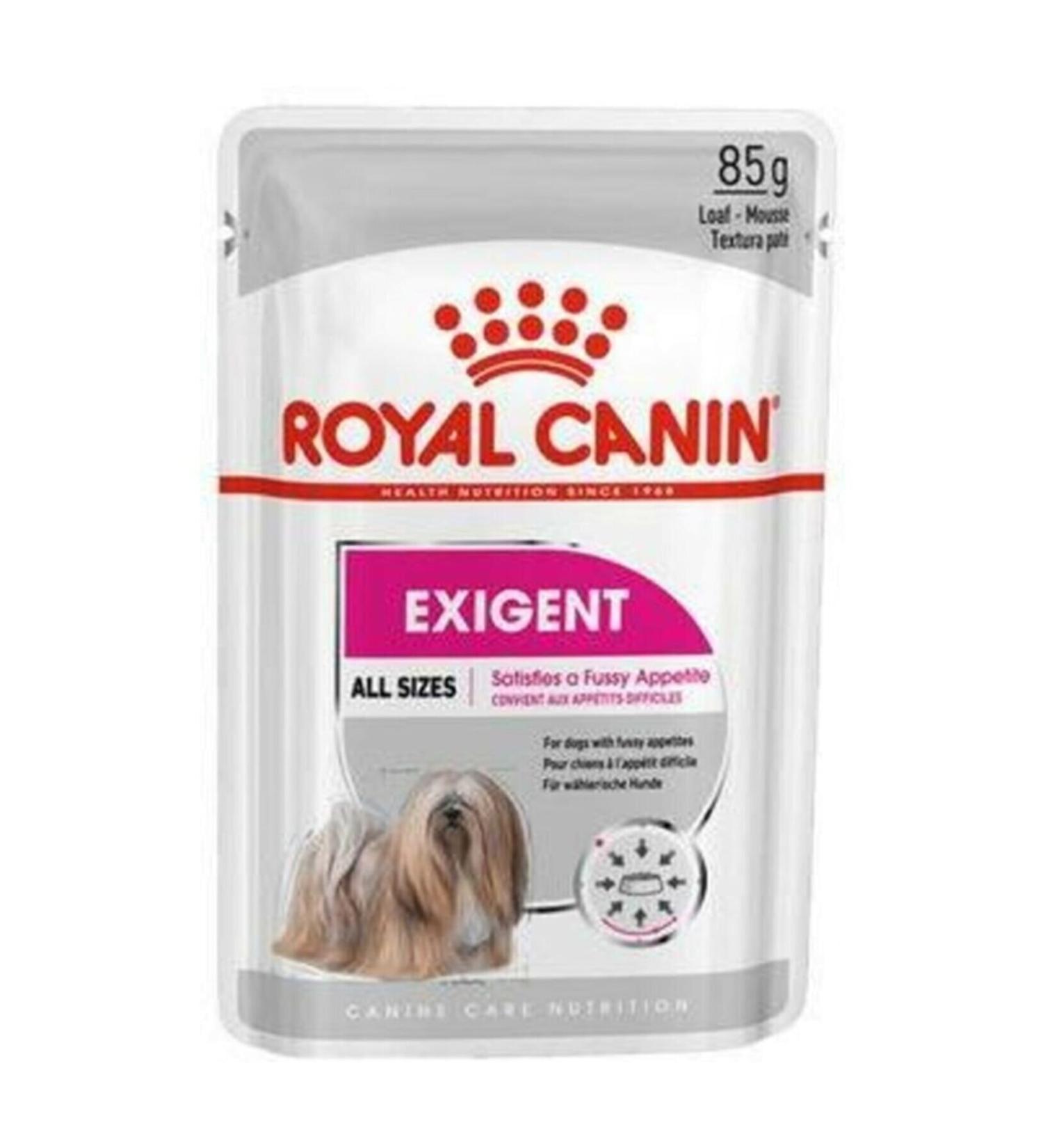 Royal Canin Ccn Exigent Loaf Wet Dog Food 85 Gr 12 Pieces