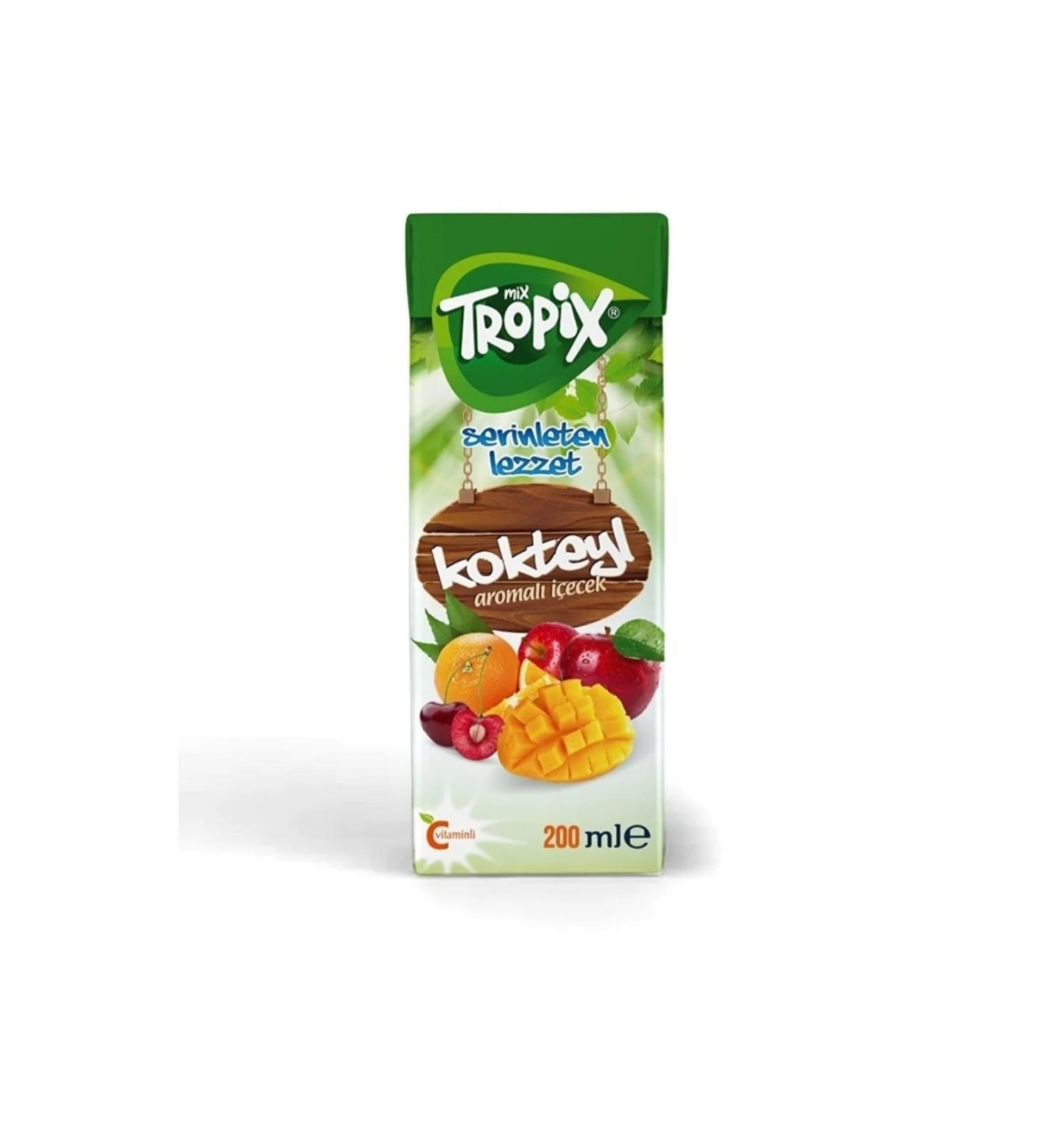 tropix Fruit Juice Cocktail Flavored 27x200ml.
