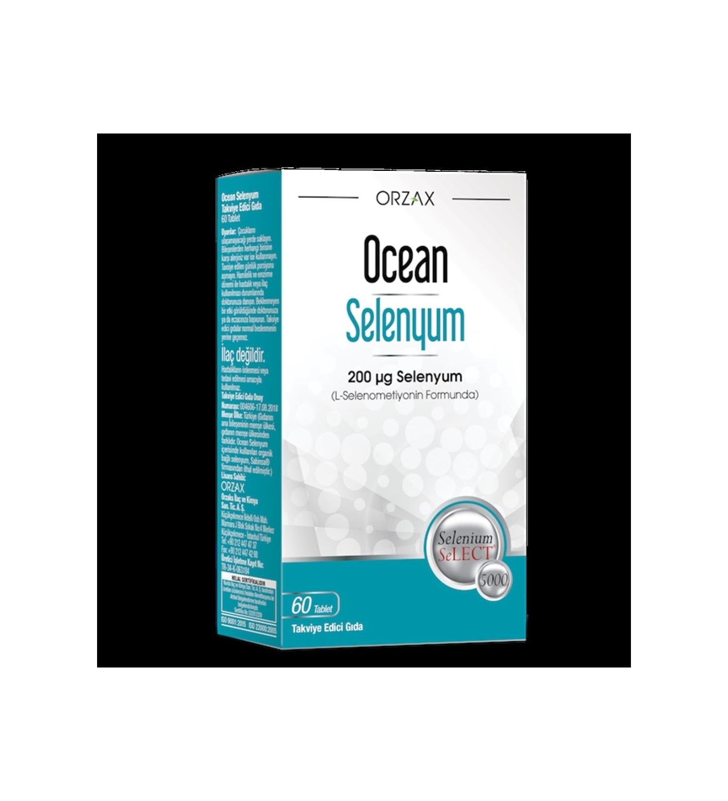 Ocean Selenium 60 Tablets -(expiry:12/2024)