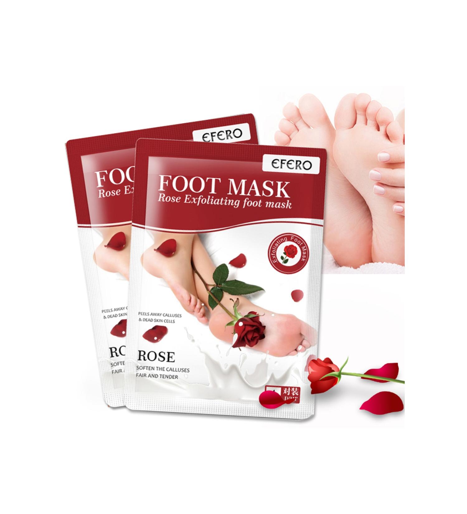 efero 2 Pieces Dead Skin Peeling Foot Sock Mask