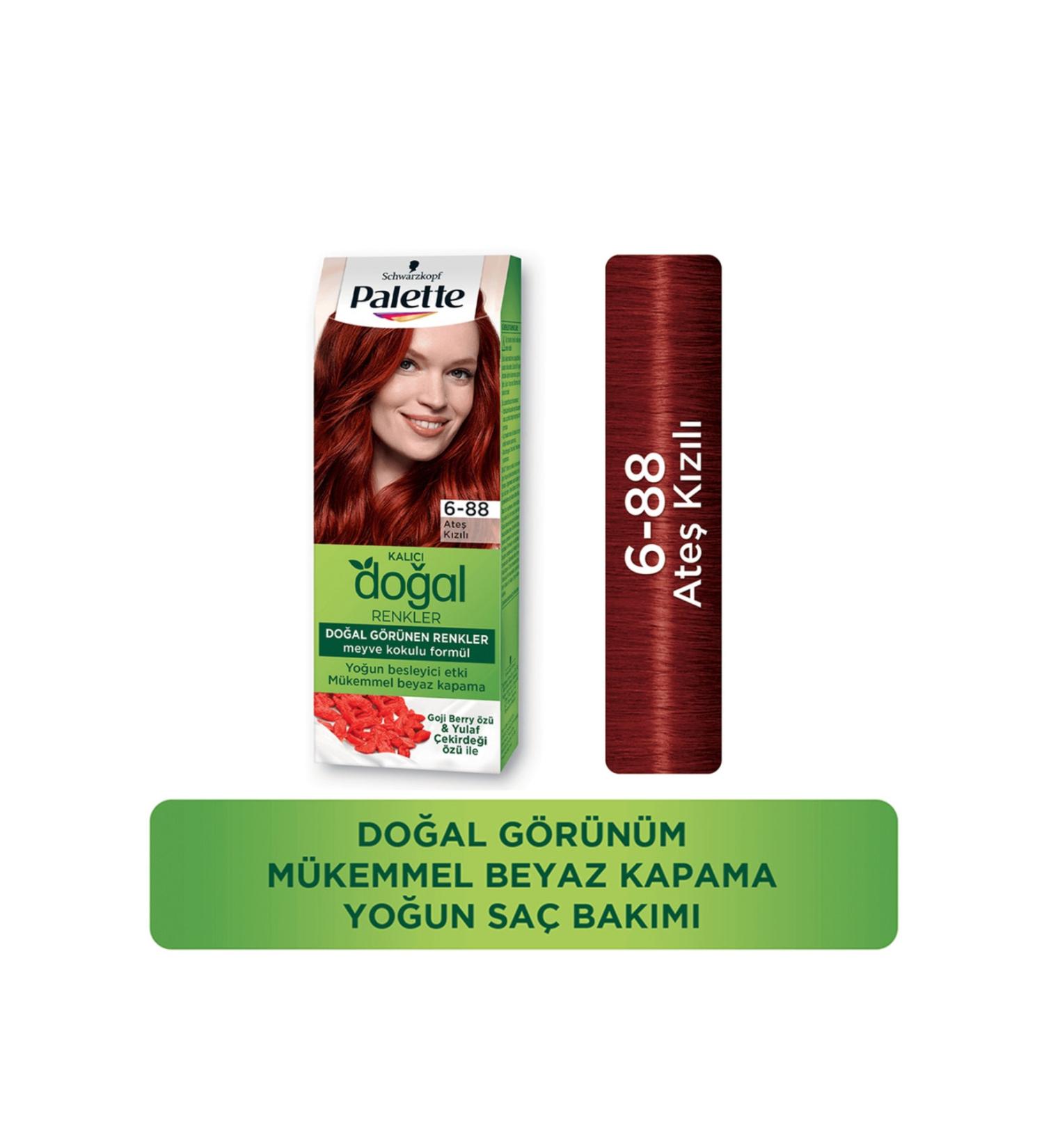 Share on Palette: Permanent Natural Colors Hair Dye 6-88 Fire Red