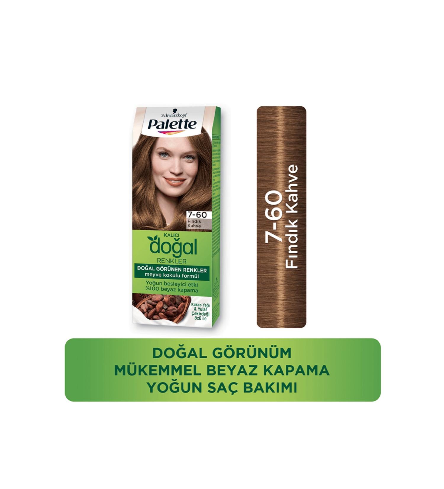 Palette Permanent Natural Colors 7-60 Hazelnut Brown