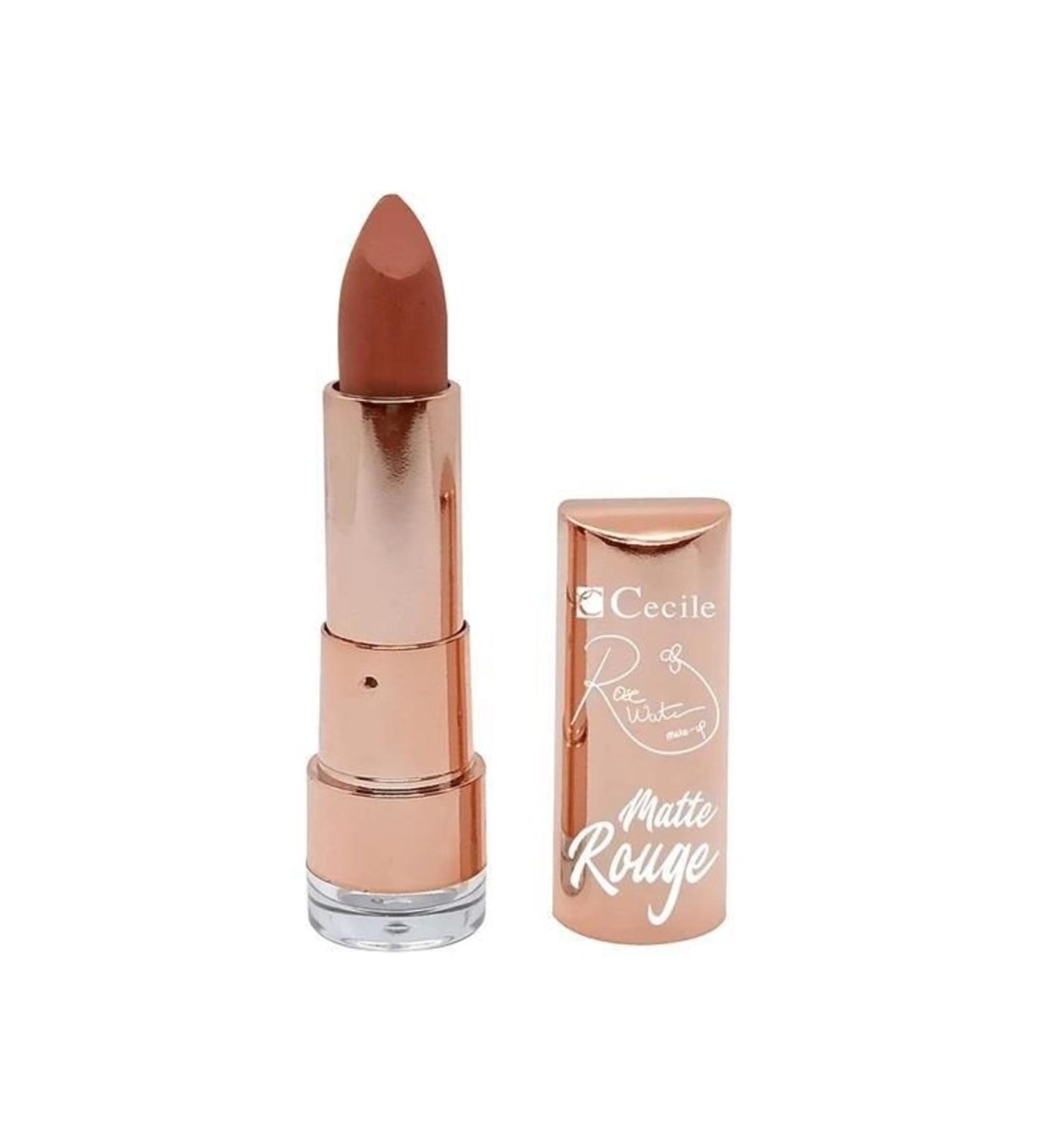 Cecile Rose Water Matte Rouge Lipstick 04