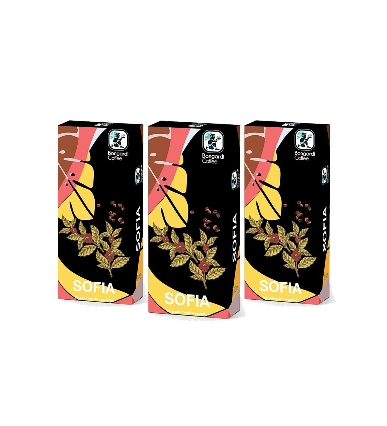 Bongardi Coffee Capsule Coffee 30 Pieces Nespresso Compatible Sofia Blend