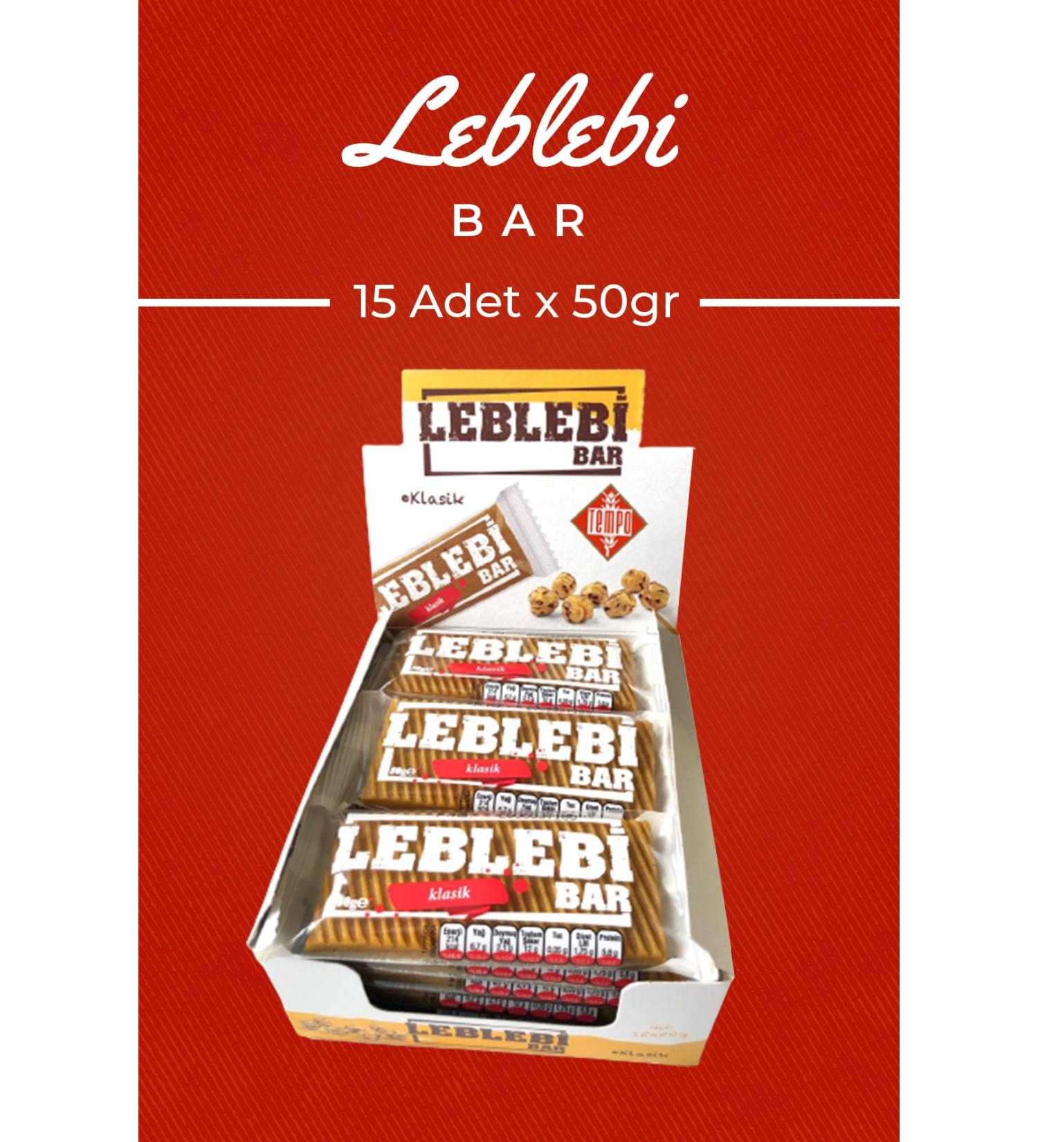 Tempo Confectionery Chickpea Bar Classic 50gr 15 Piece Box