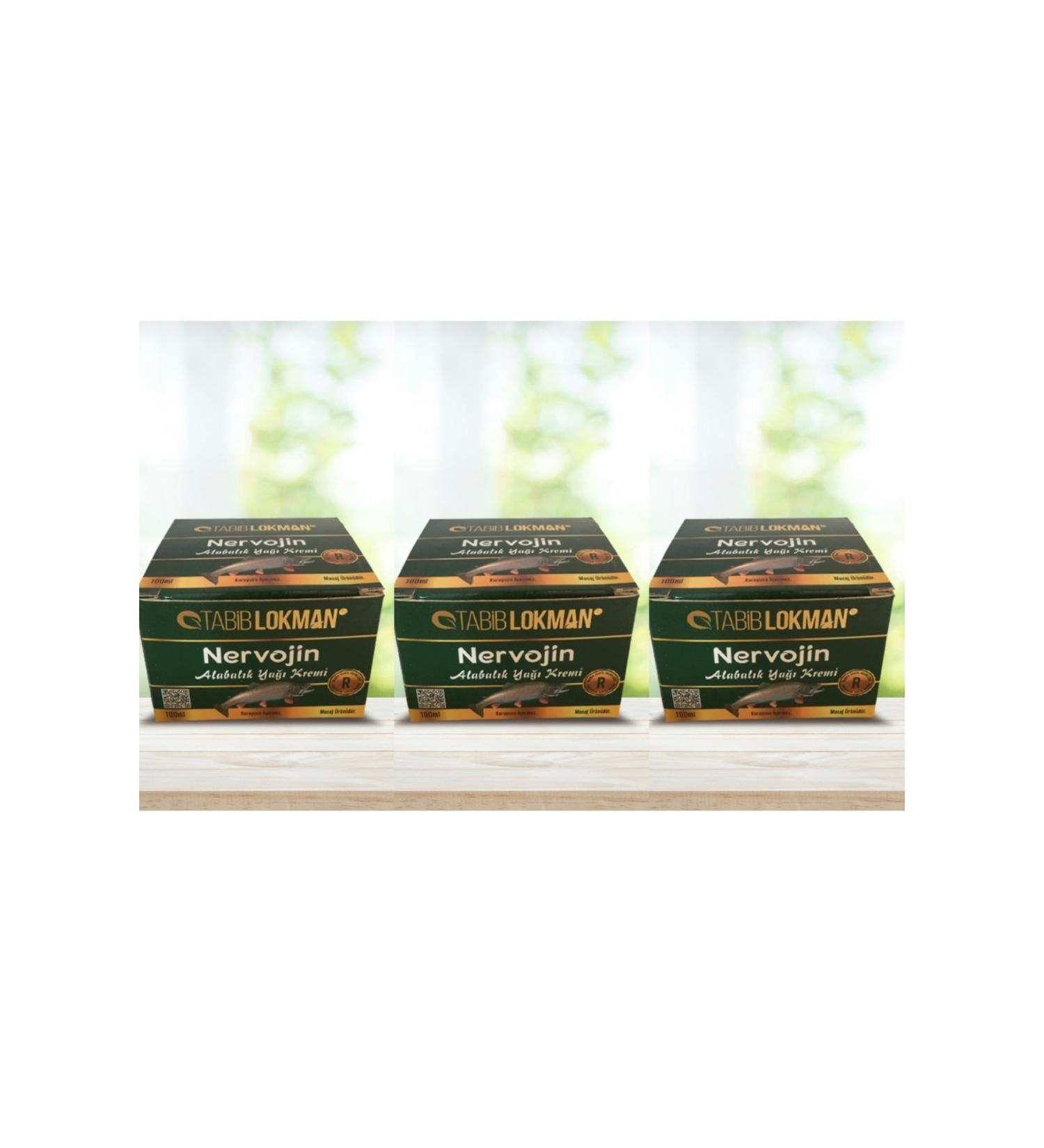 Tabib Lokman 3pcs Nervojin Trout Oil Cream 100ml - Buy Online on GoSupps.com