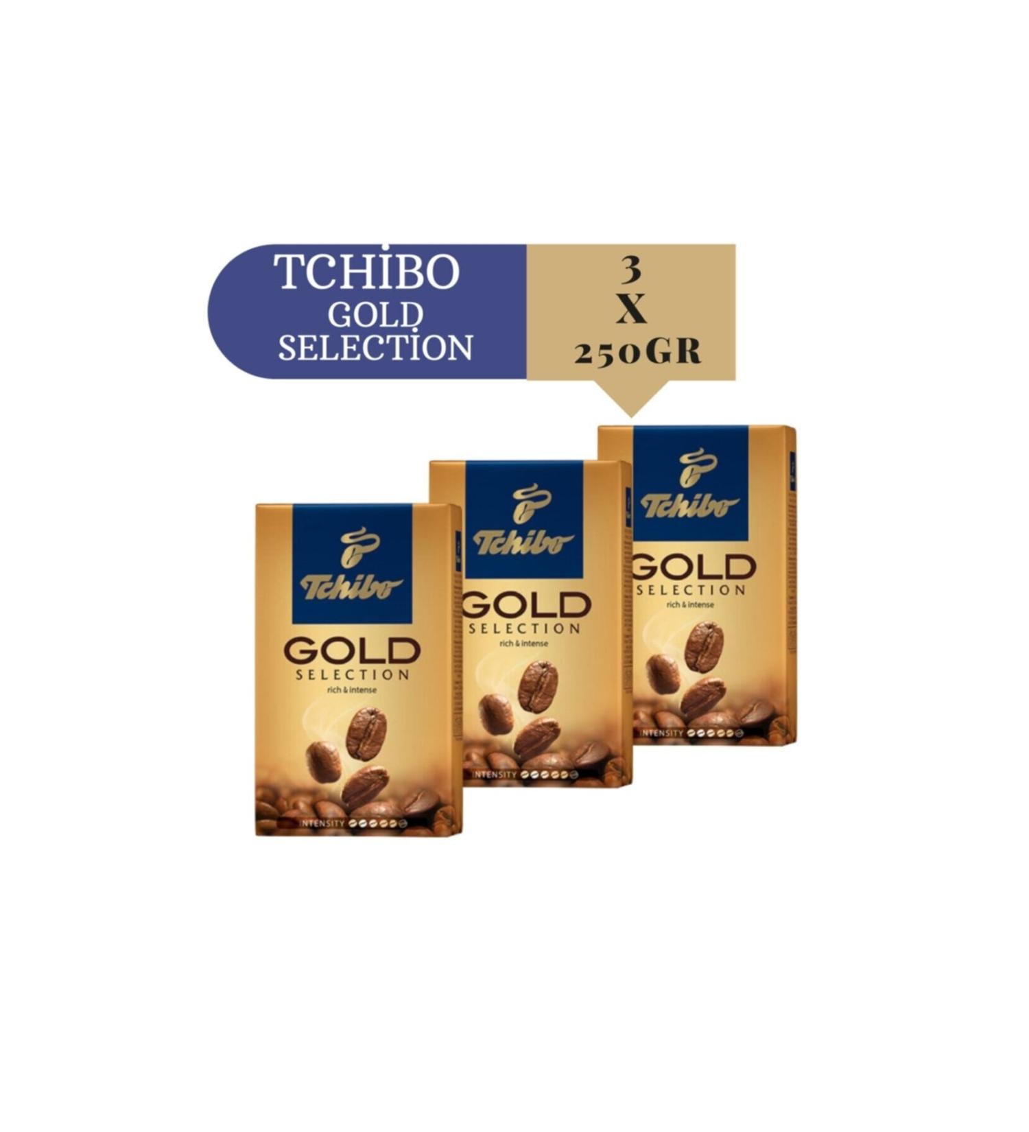 Tchibo Gold Selection Ground Filter Coffee Advantageous Package 3 X 250gr - Buy Online on GoSupps.com