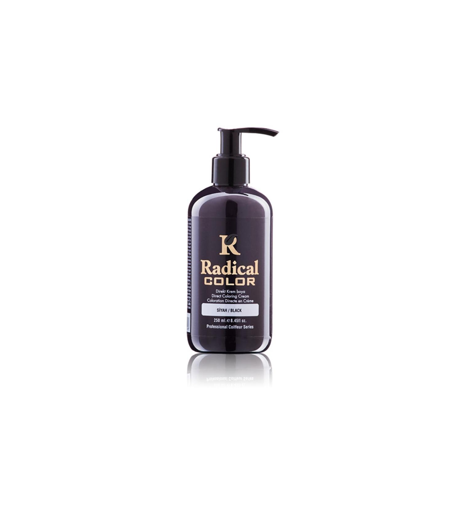 Radical Radical Color Hair Dye Black 250ml.