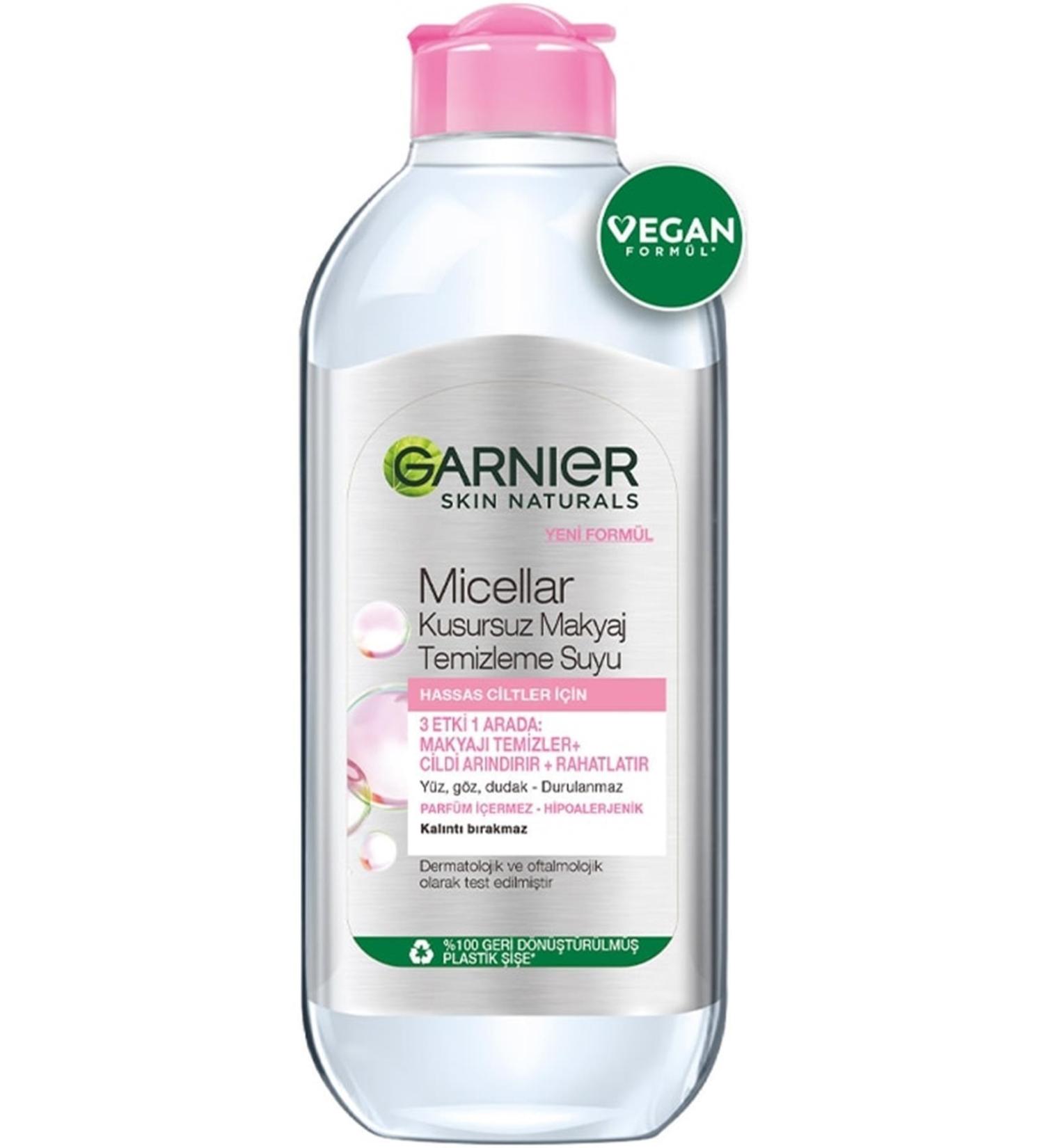 Garnier Micellar Flawless Make-Up Remover Water 400 ml - Buy Online on GoSupps.com