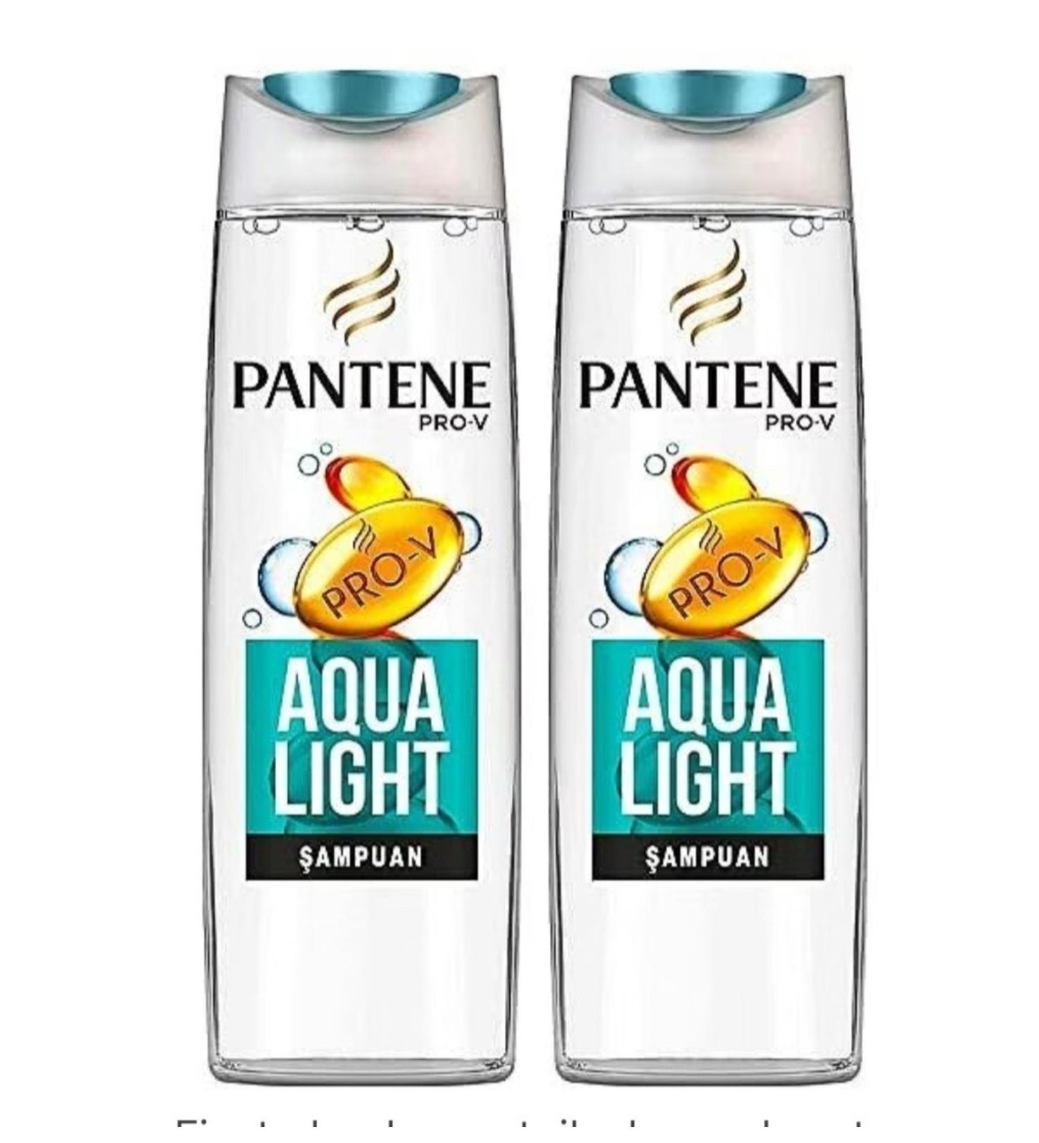 Pantene Panten Pro-v Aqua Light 2 Shampoo Set 400ml
