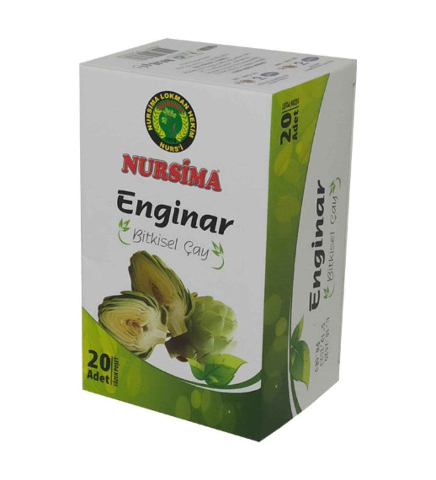 Nursima Siftaholsun Bazaar Artichoke Herbal Tea 20 Filtering Bags