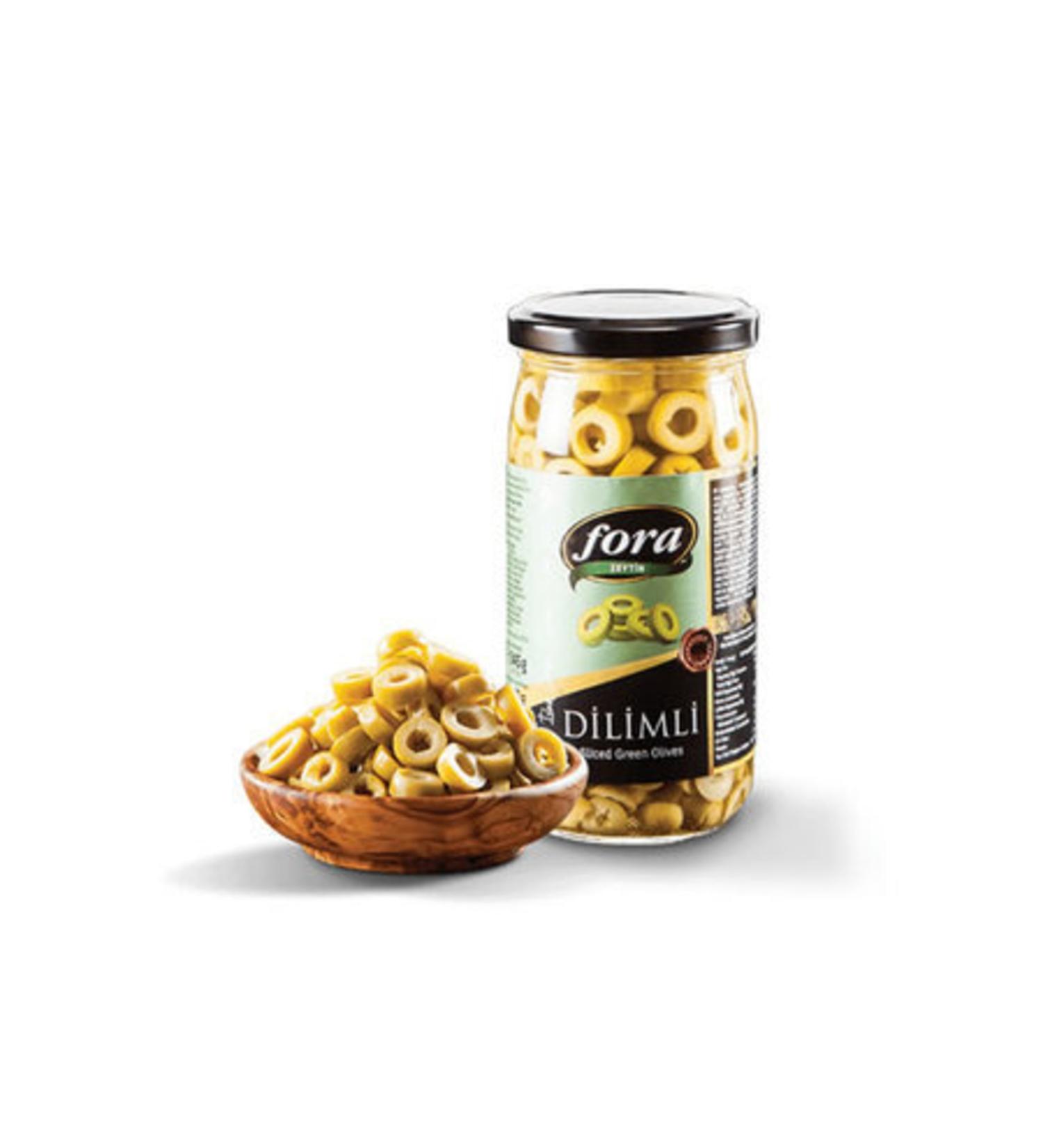 FORA Sliced Green Olives 160 G