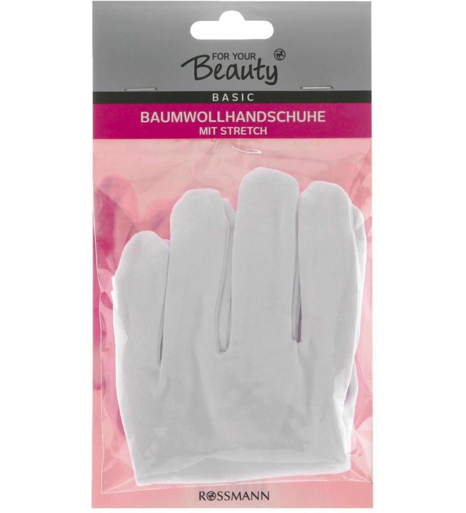 FOR YOUR BEAUTY Cotton Gloves For Hand Care Category: Hand Cream