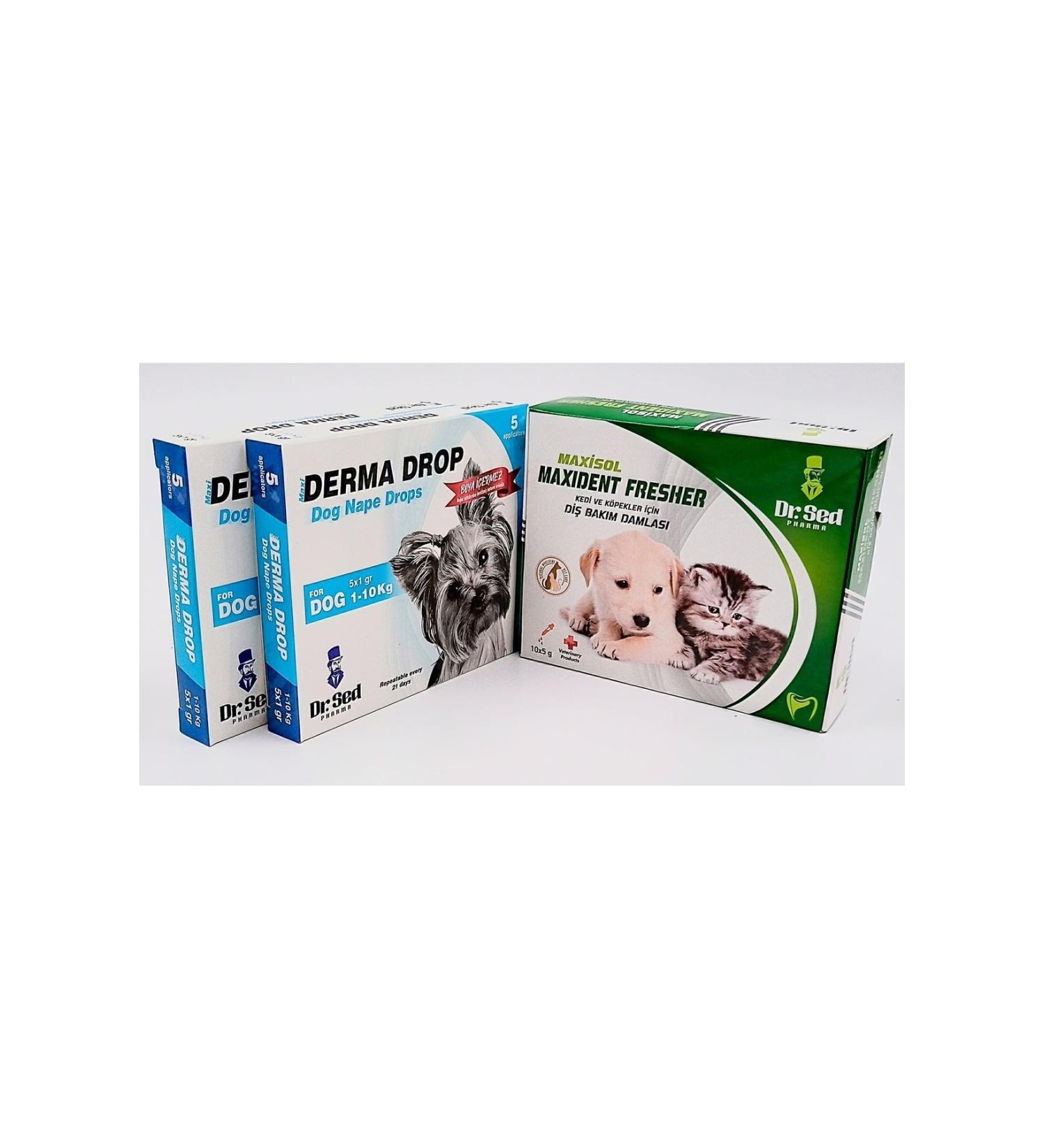 Dr.Sed Dr.Sed 1-10 Kg Dog External Factors Protection Drops 2 Packs Bad Breath Remover