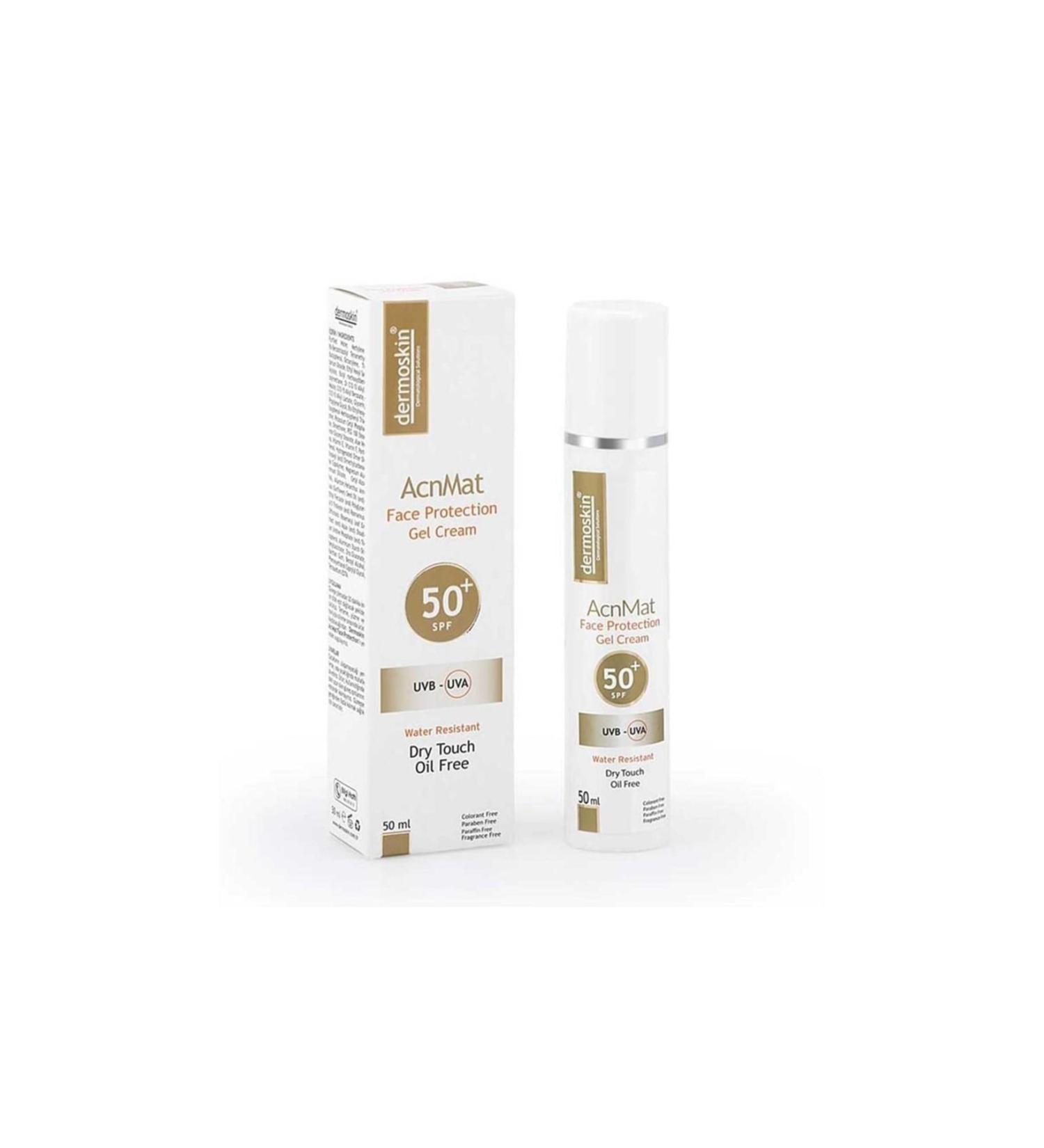 Face Dermoskin Acne Mat Protection Gel Cream Spf 50+ 50 Ml