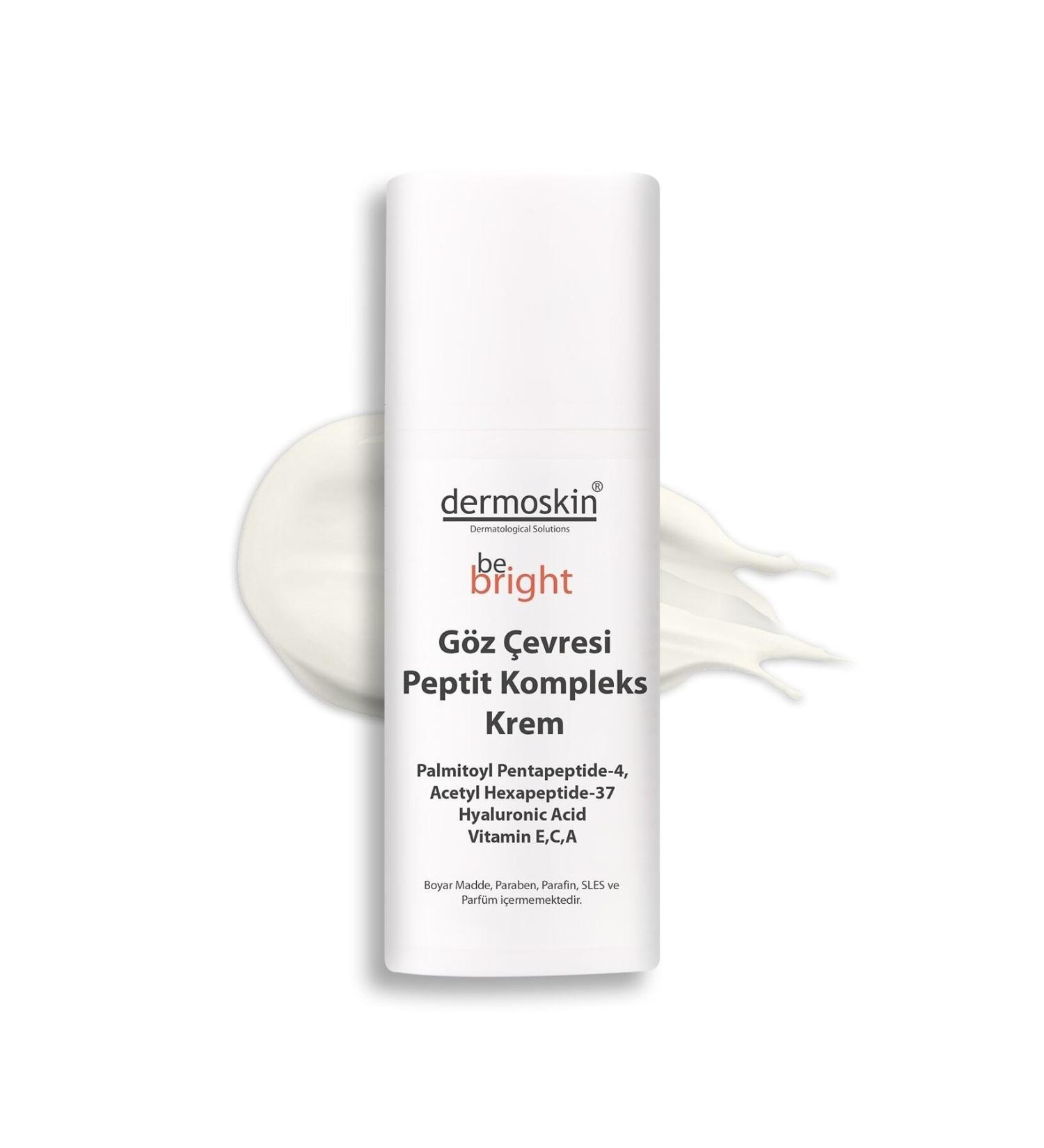 Dermoskin Be Bright Eye Contour Peptide Complex Cream 15 ml - Buy Online on GoSupps.com