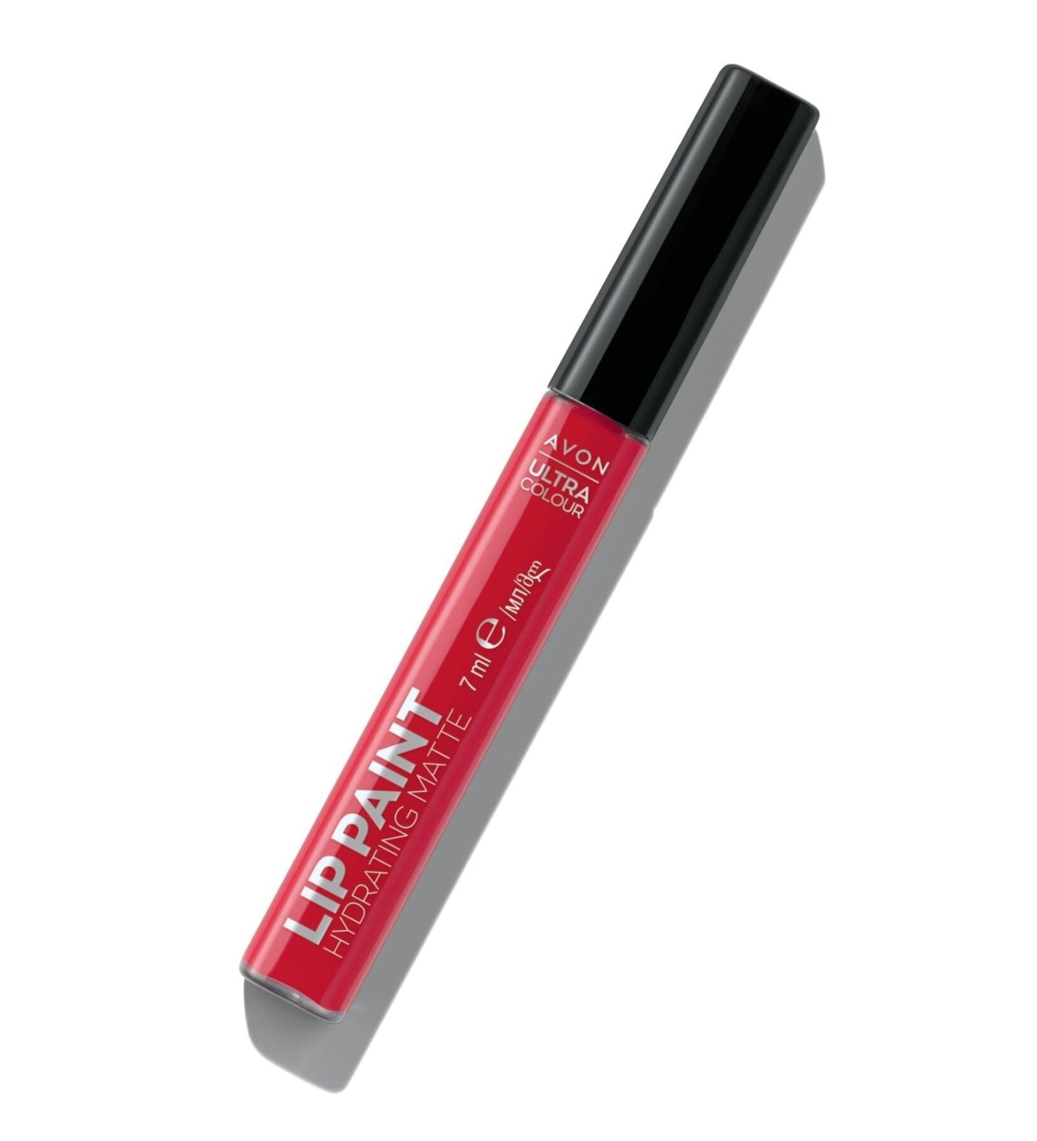 Avon Lip Paint Ultra Liquid Matte Lipstick Lady In Red