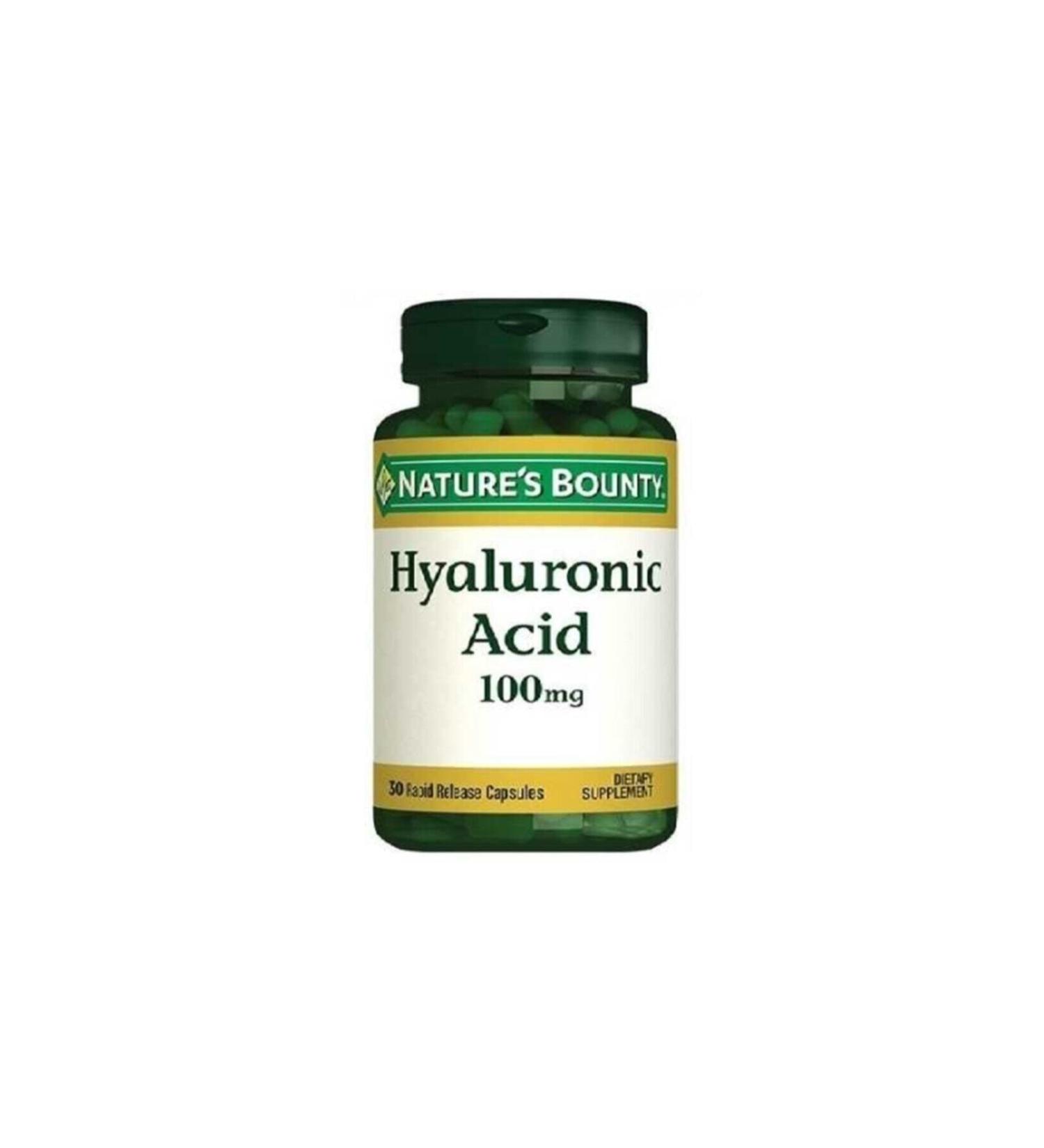 Natures Bounty Hyaluronic Acid 100 Mg Cap