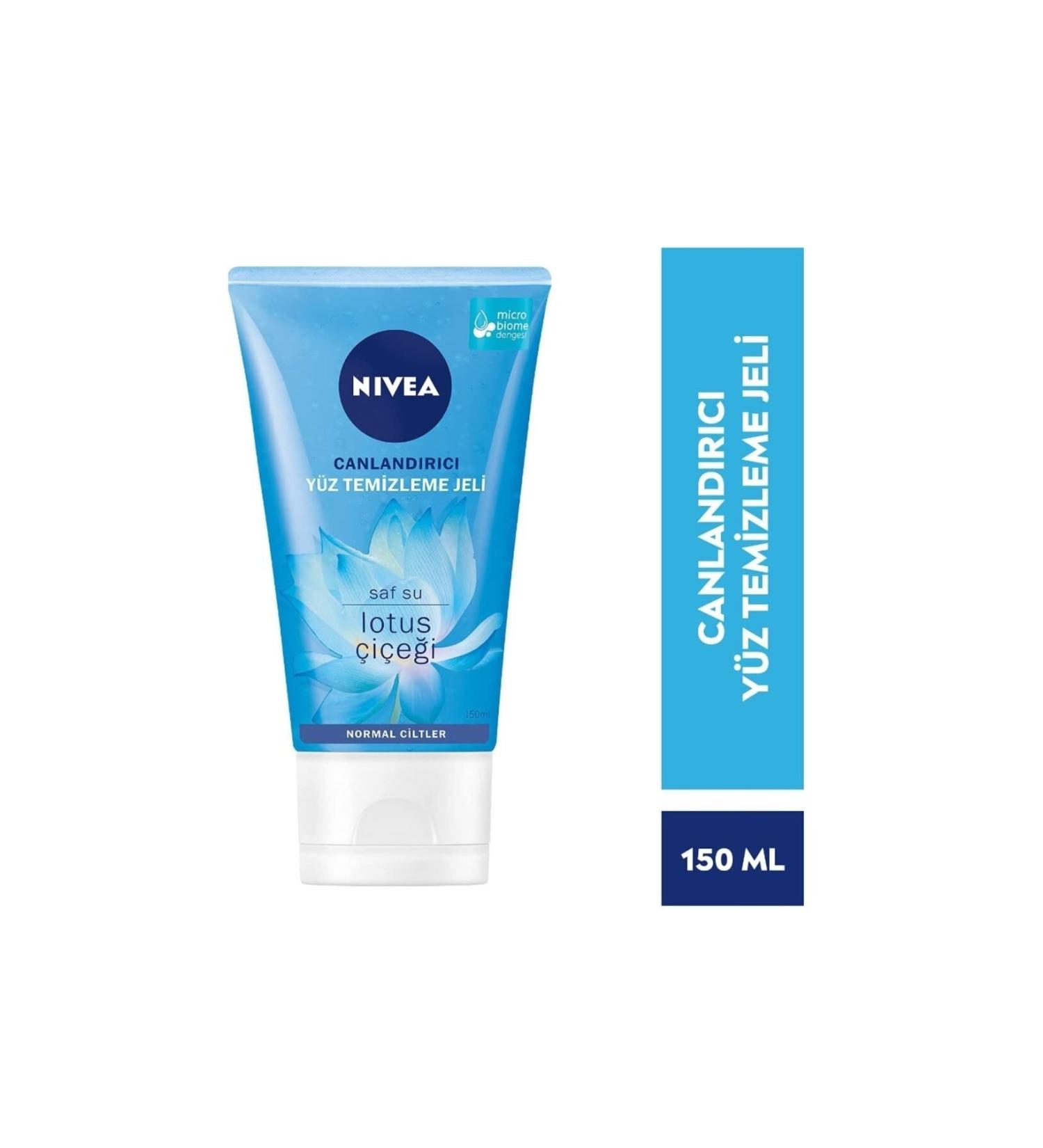 NIVEA Revitalizing Lotus Flower Purifying Facial Cleansing Gel 150 Ml (All Skin Types)