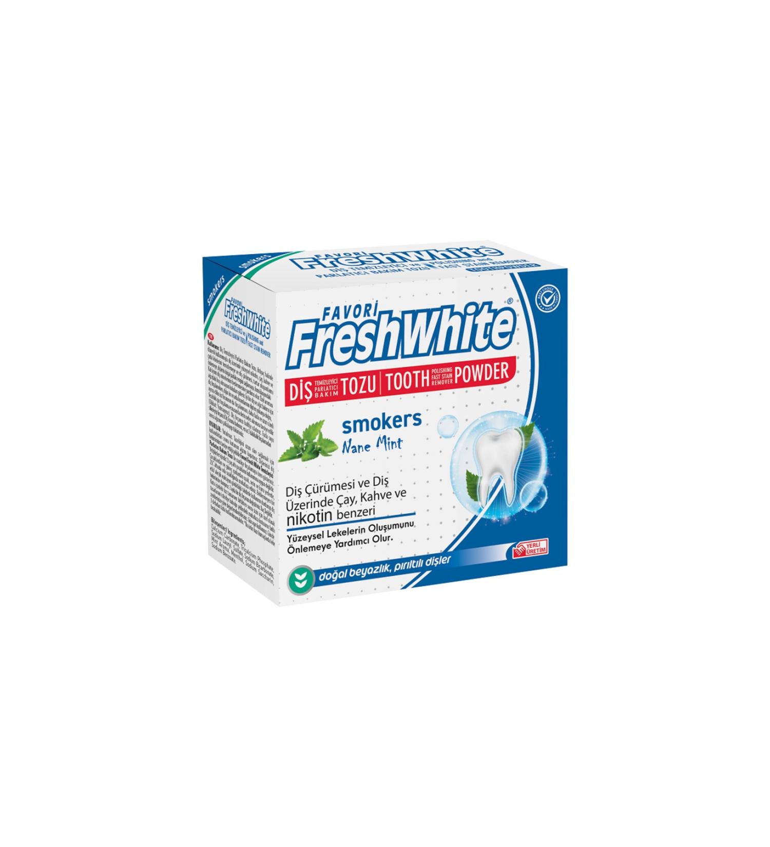 Fresh White Tooth Care Powder Smokers 50 Gr