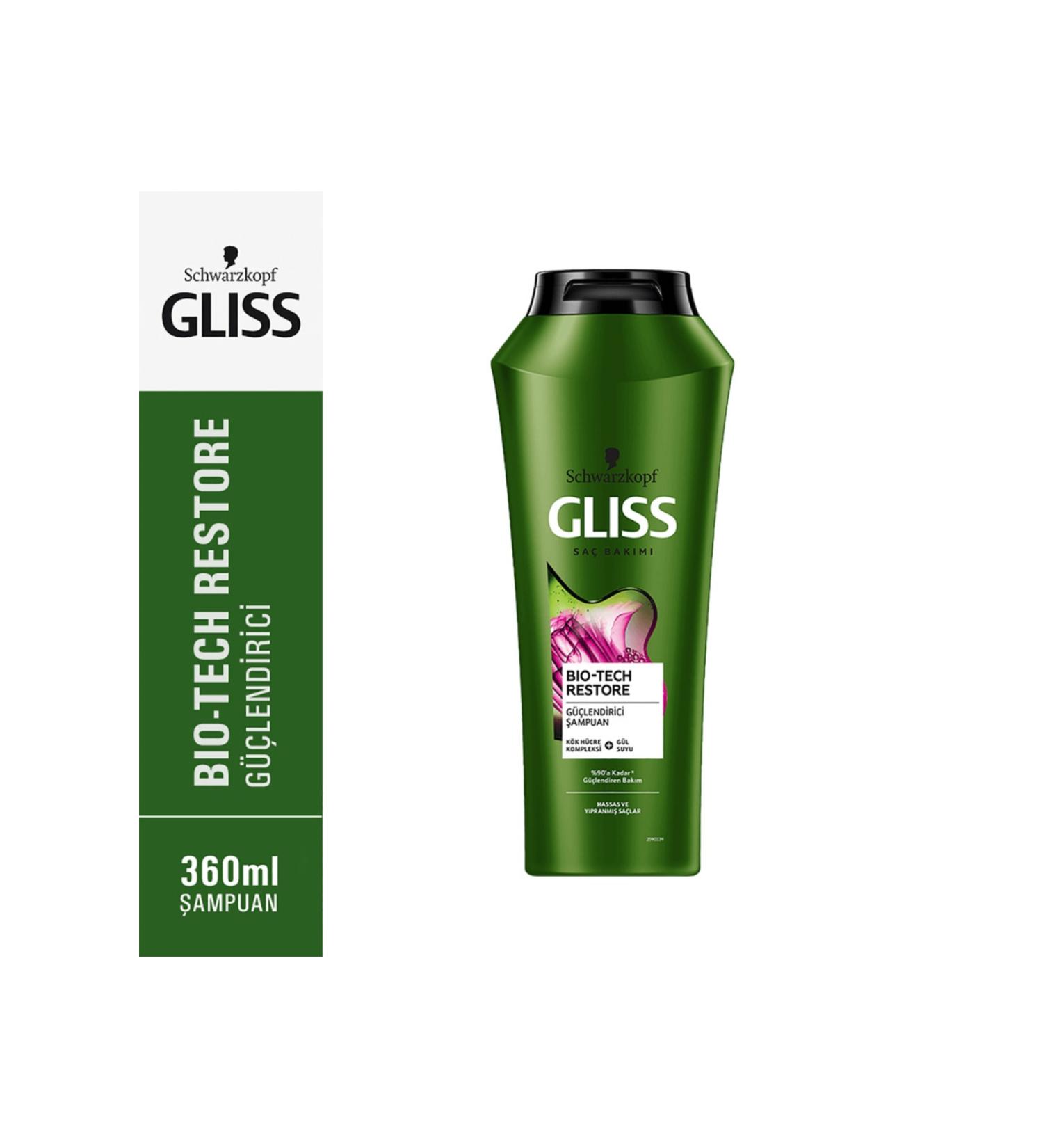 Gliss Bio-tech Shampoo Strengthening 360 Ml