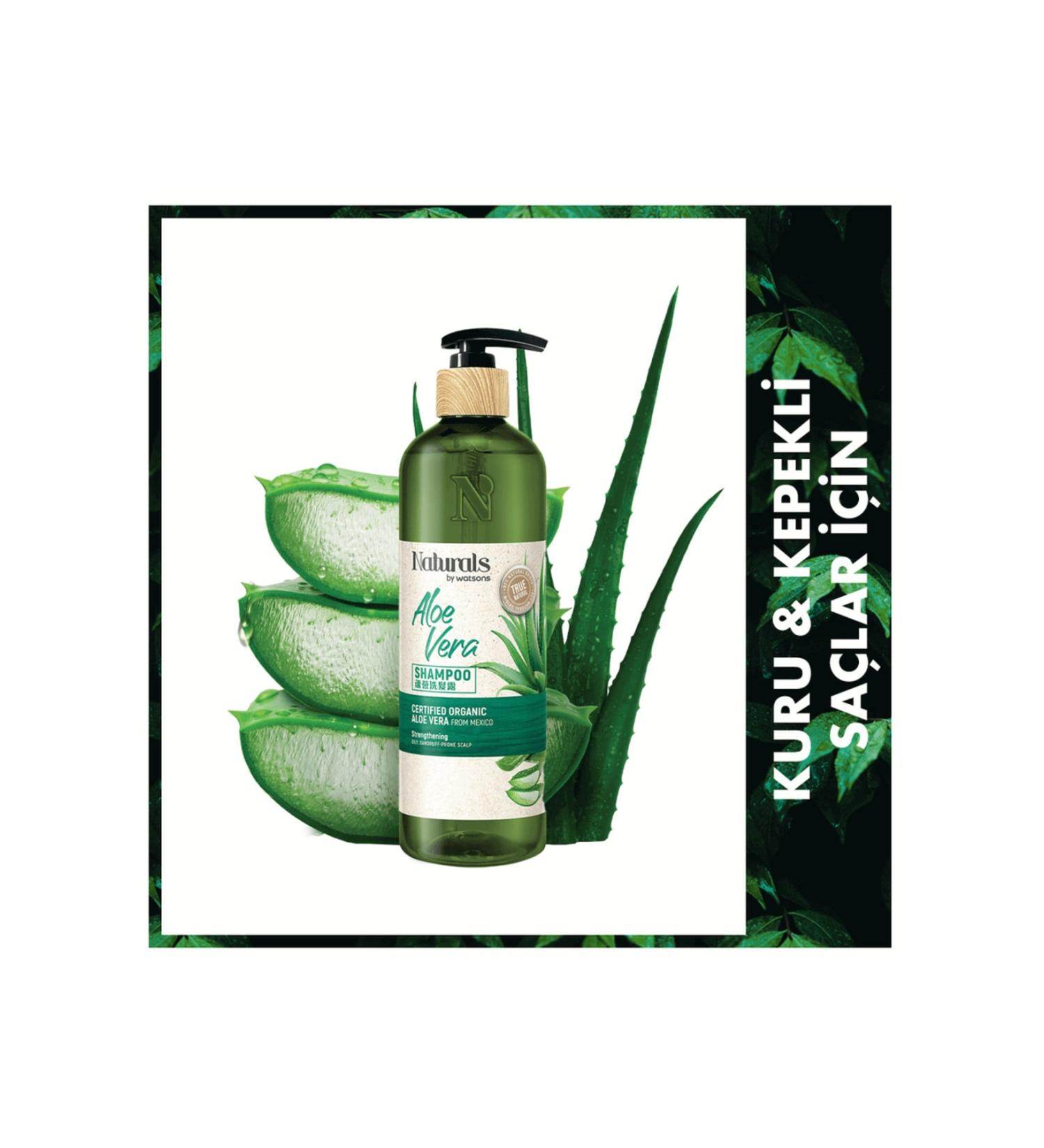 Naturals By Watsons Shampoo Aloe Vera 490 ml