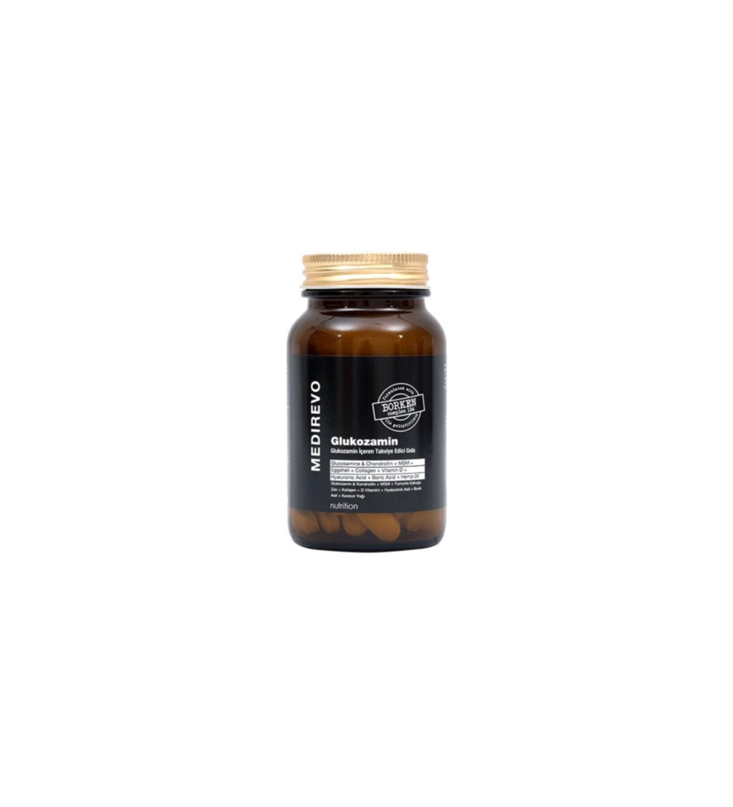 Medirevo Glucosamine & Borken Eggshell Membrane Chondroitin Collagen Hya Ac - 75 Tablets 8682466434326