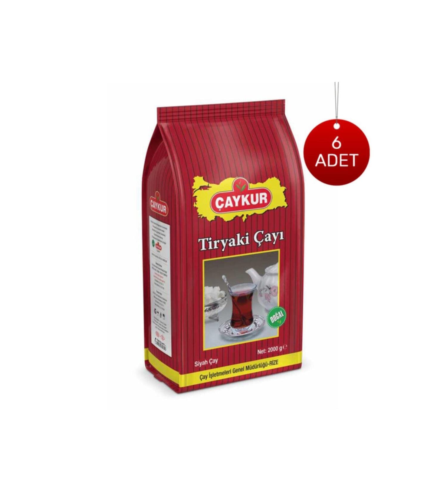 aykur Tiryaki Tea 2000 gr - 6 Pieces