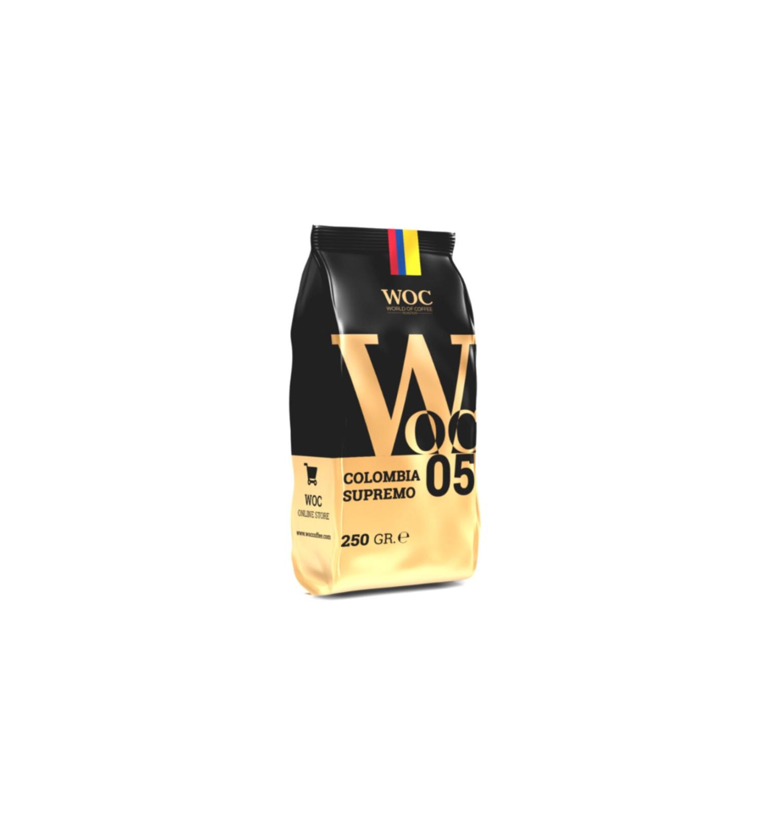 WOC COFFEE 250gr Colombia Supremo - Ground