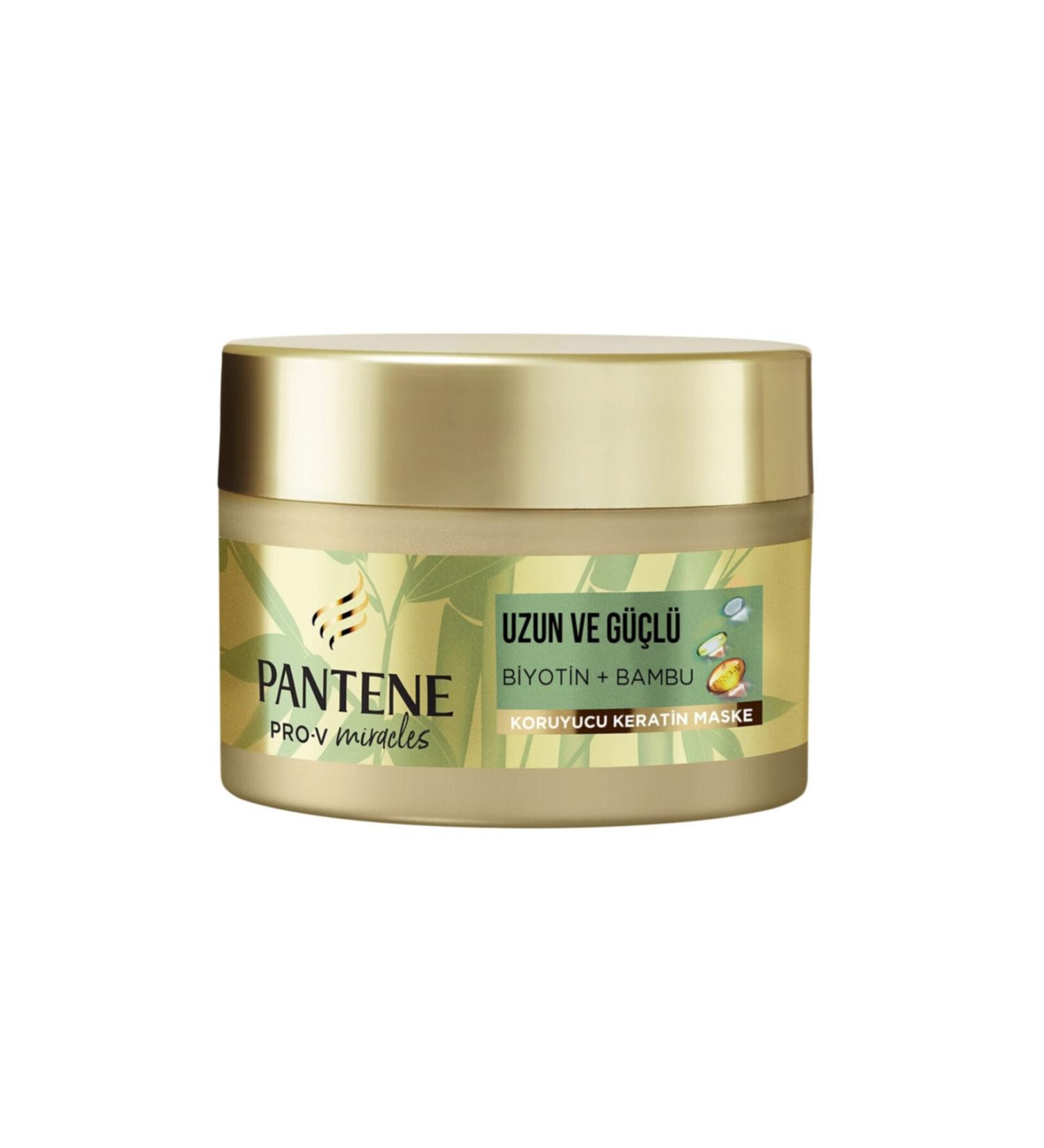 Pantene Hair Mask Miracles Bamboo and Biotin 160 ml - Buy Online on GoSupps.com