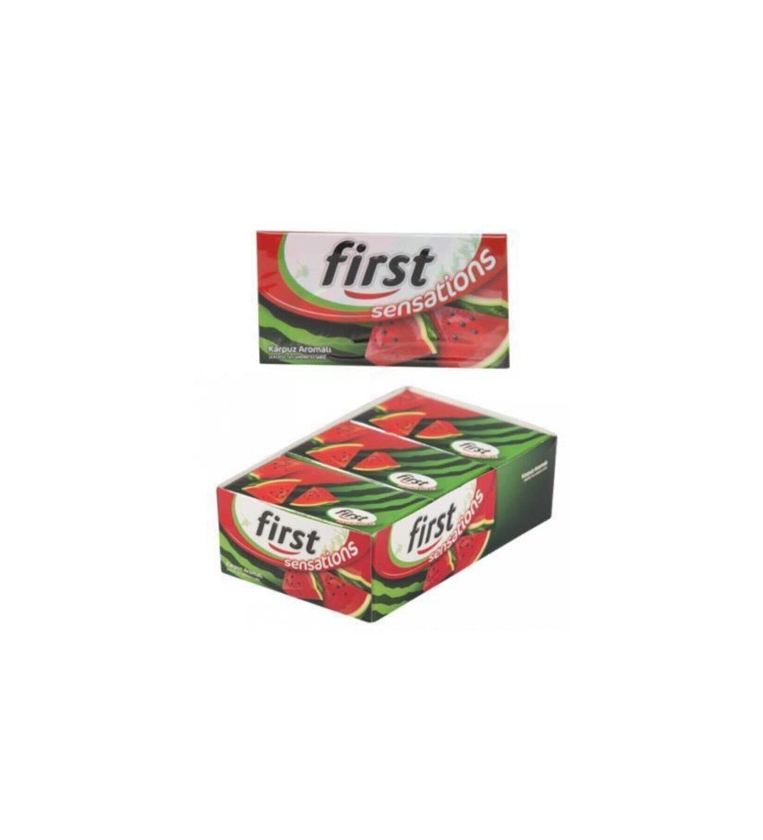 First Sensations Watermelon Gum 27 gr (12 Pieces)