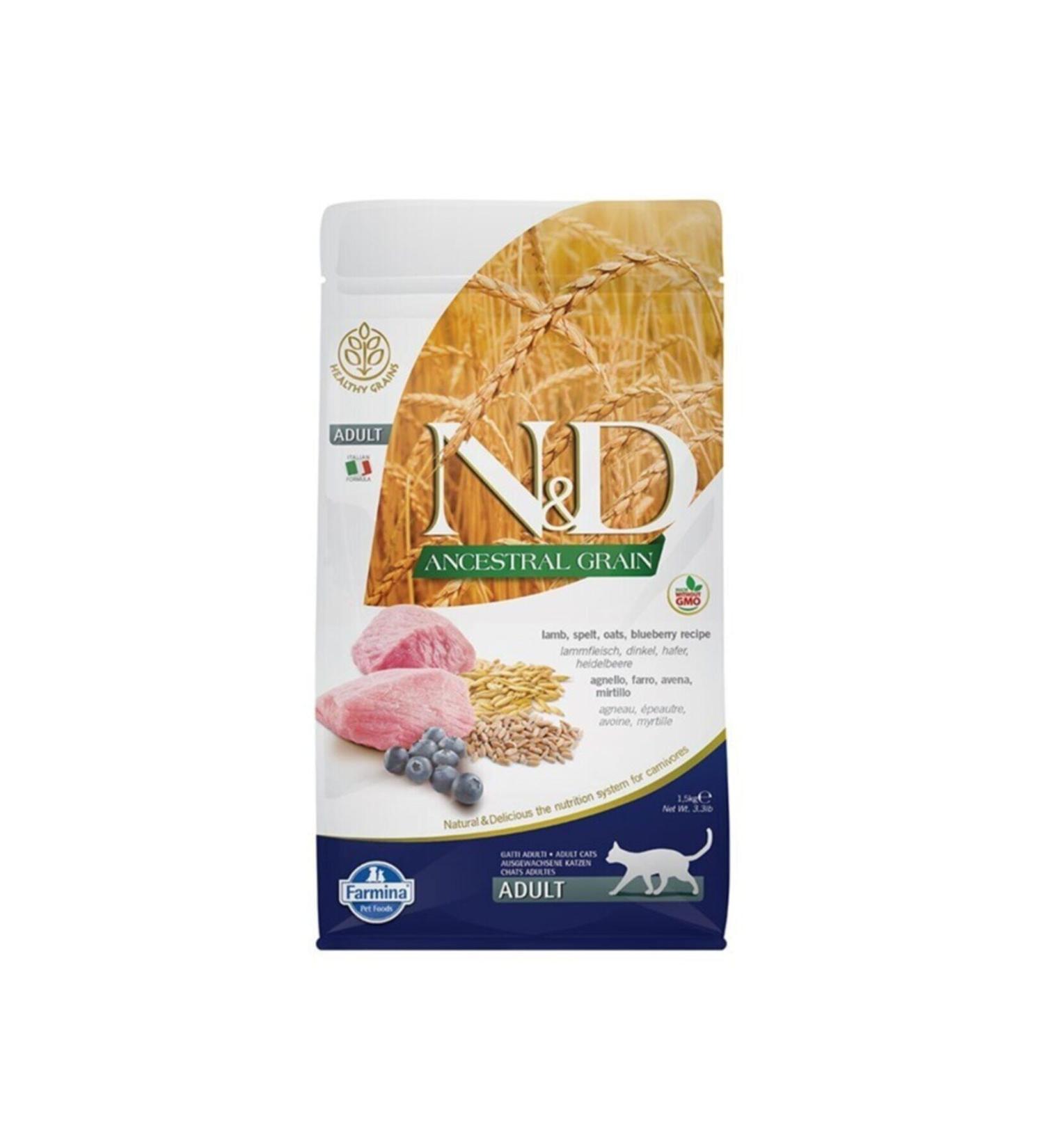 N & D Low Grain Chicken & Pomegranate Cat Food 1.5 Kg