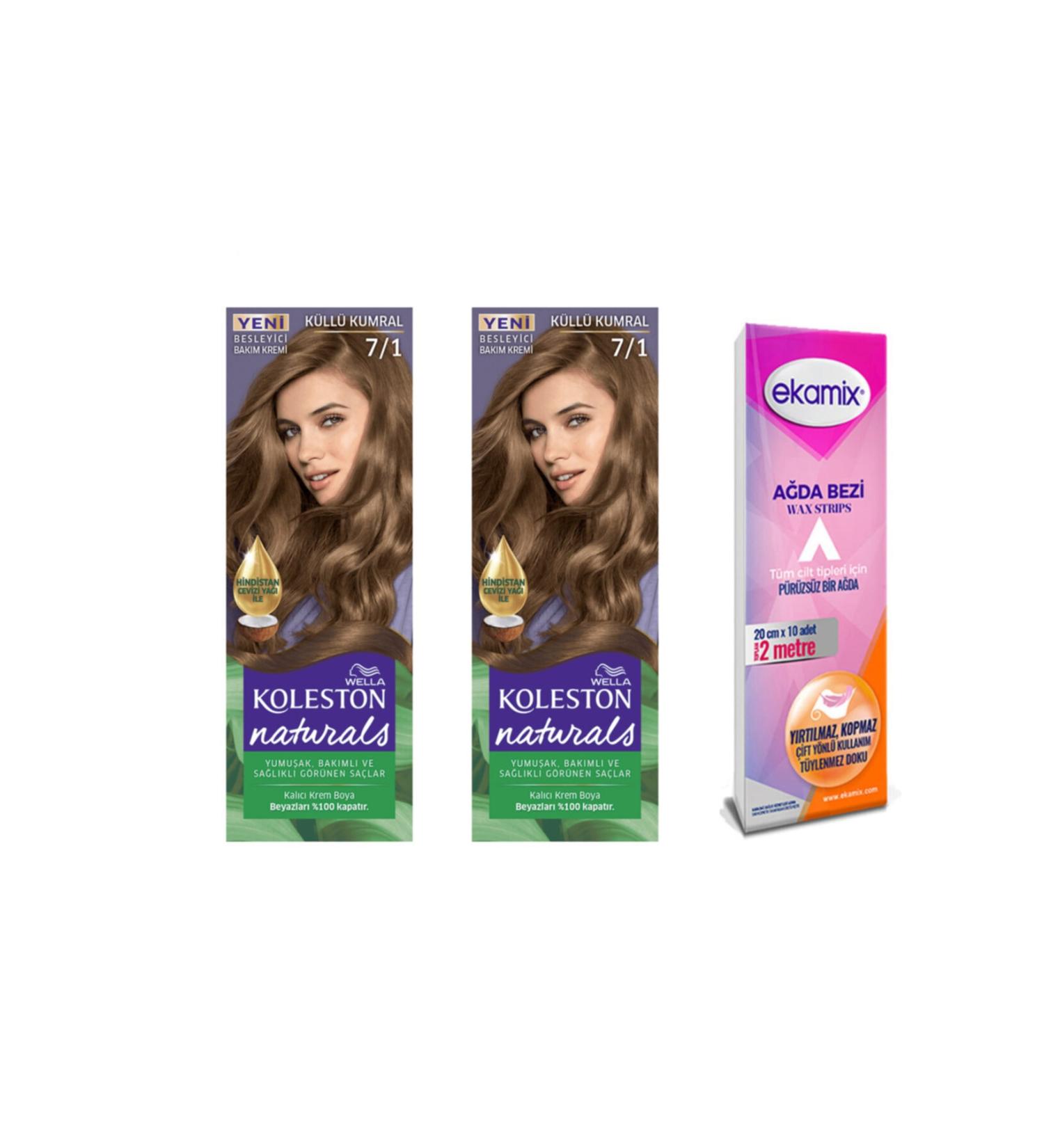 Wella Naturals Tube Dye 7-1 Ash Blonde 2 Pieces