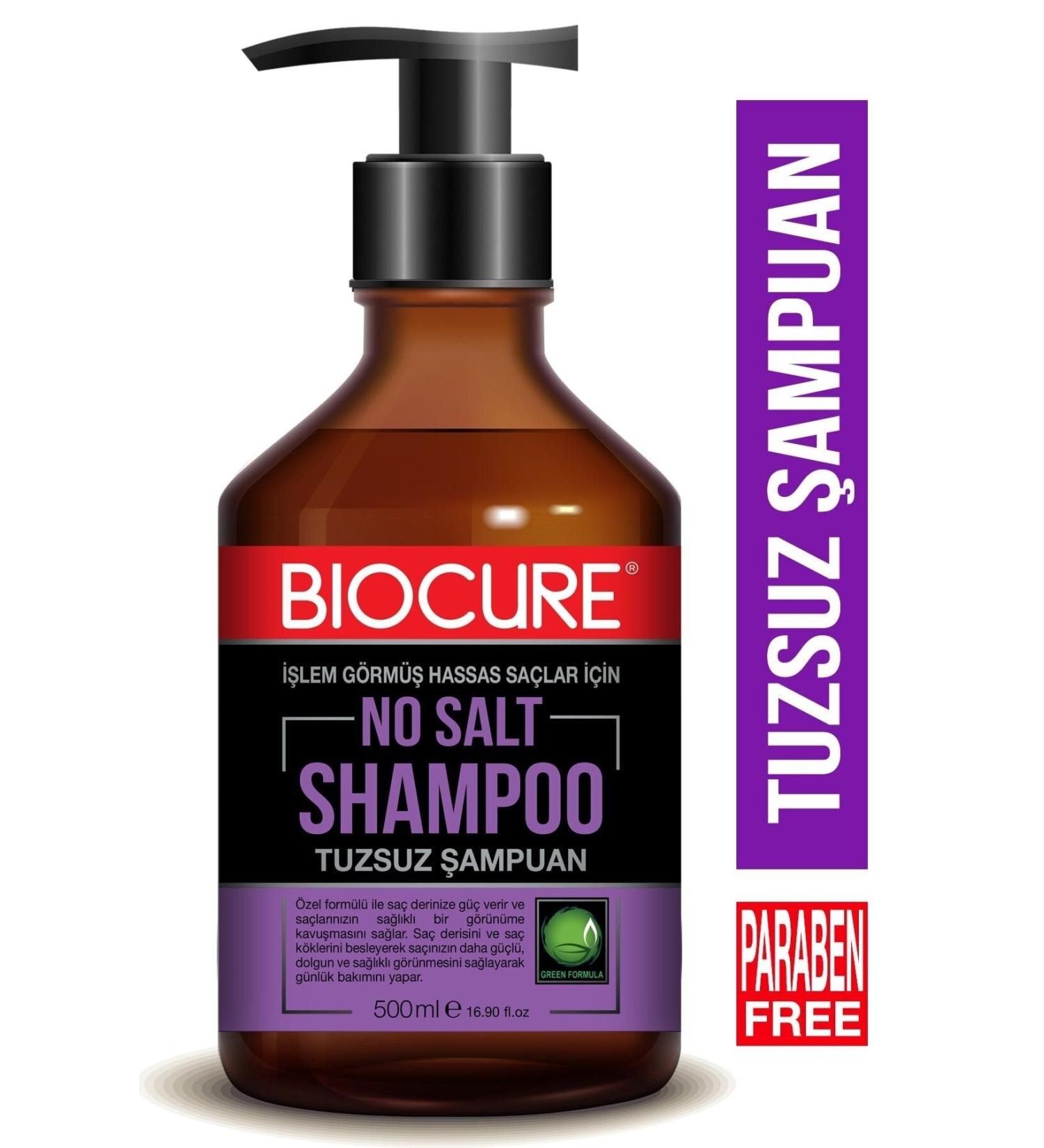 Biocure Salt-Free - Purifying Daily Hair Care Shampoo Shampoo / Paraben-Free 500ml