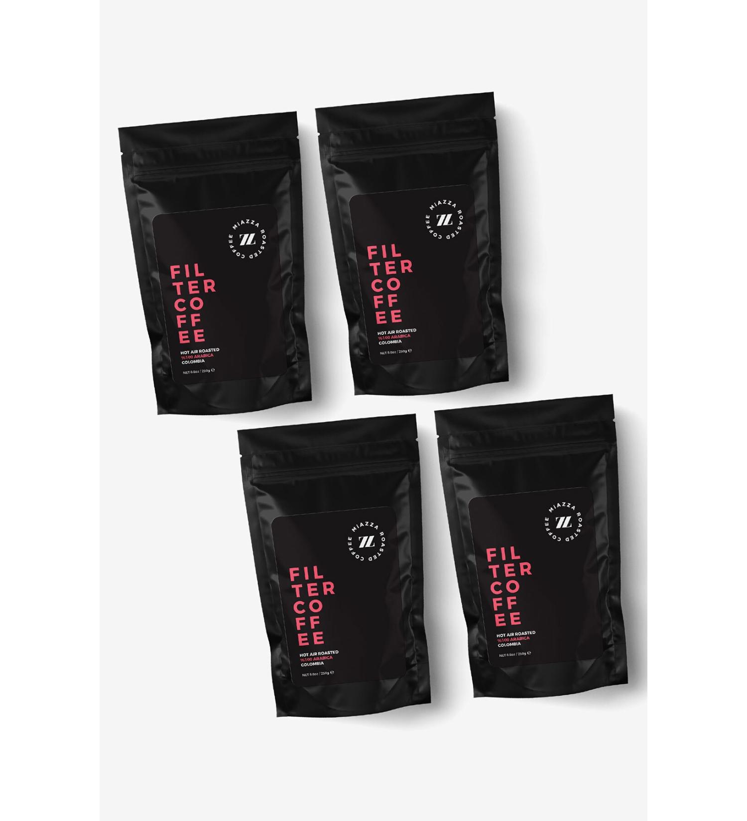 Miazza Coffee Bean Filter Coffee Colombia 0 Arabica 4 X 250 gr