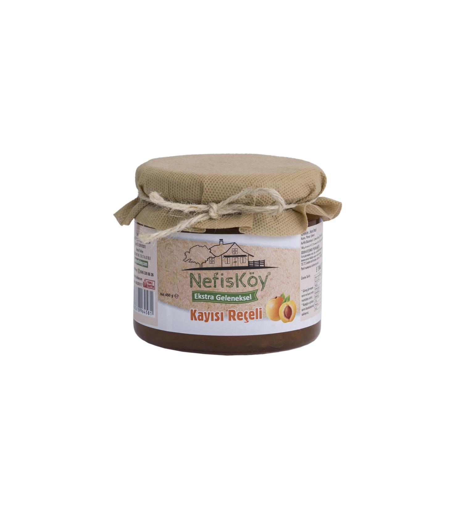 NEF SKOYSOFRAN ZASAGL K Additive-Free Apricot Jam 460 Gr