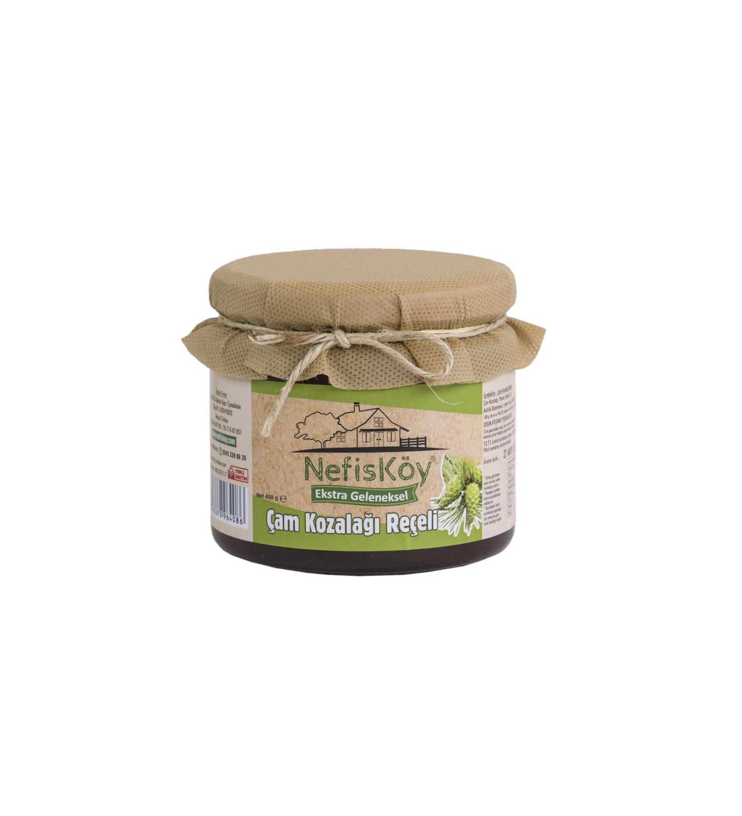 NefisK y Natural Additive-Free Pine Cone Jam 450 Gr