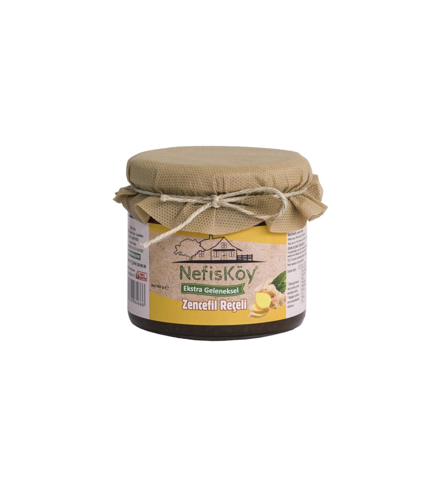 NefisK y Natural Additive-Free Ginger Jam 400 gr