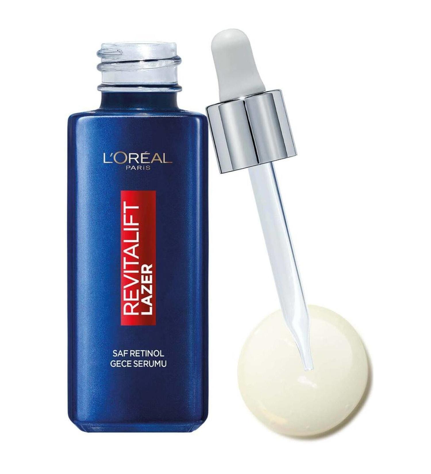 L'Oreal Paris Revitalift Laser - Pure Retinol Night Serum Anti-Aging & Anti-Wrinkle 30 Ml. - Buy Online on GoSupps.com