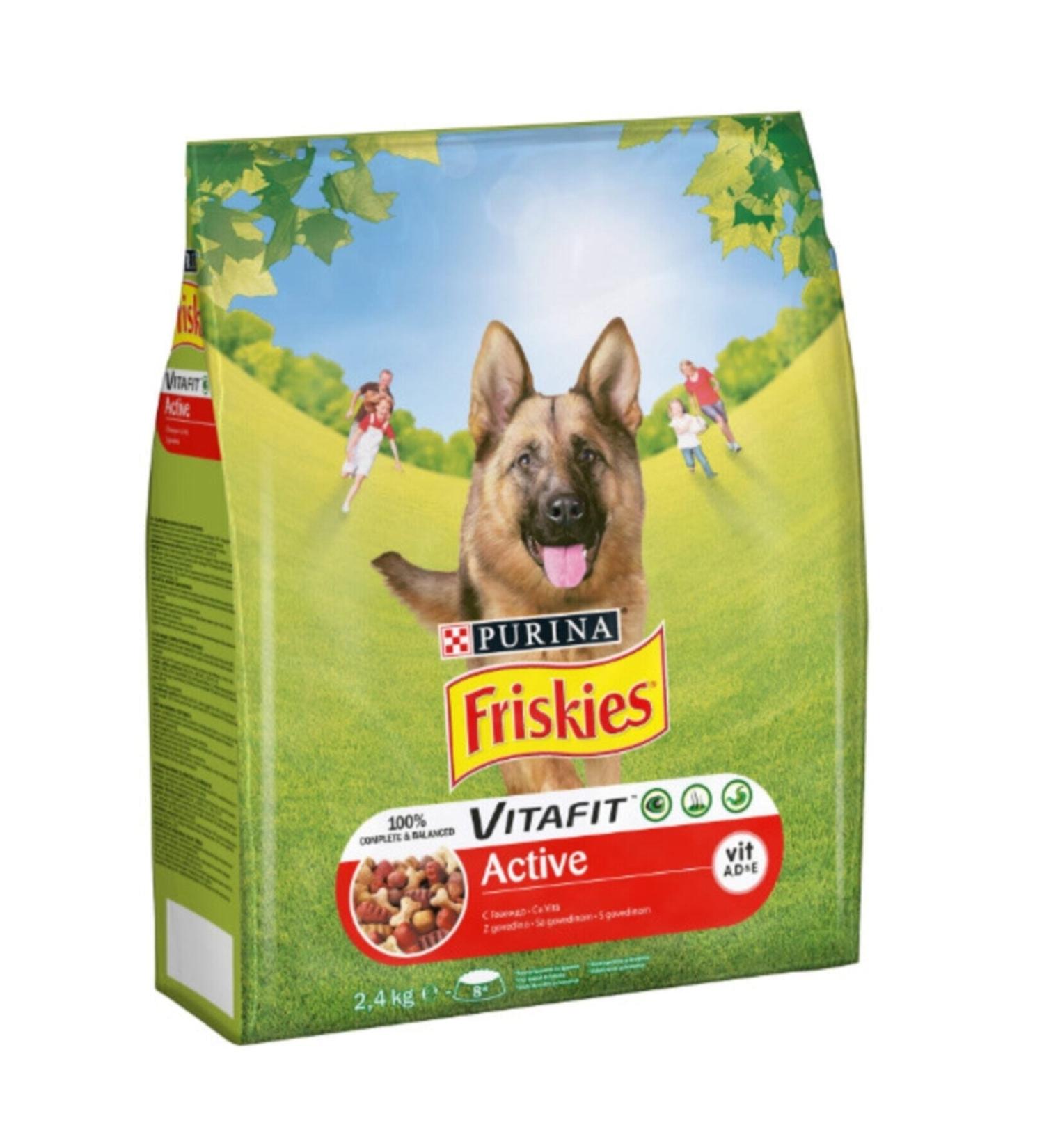 Friskies Meaty Active Dog 2.4 Kg