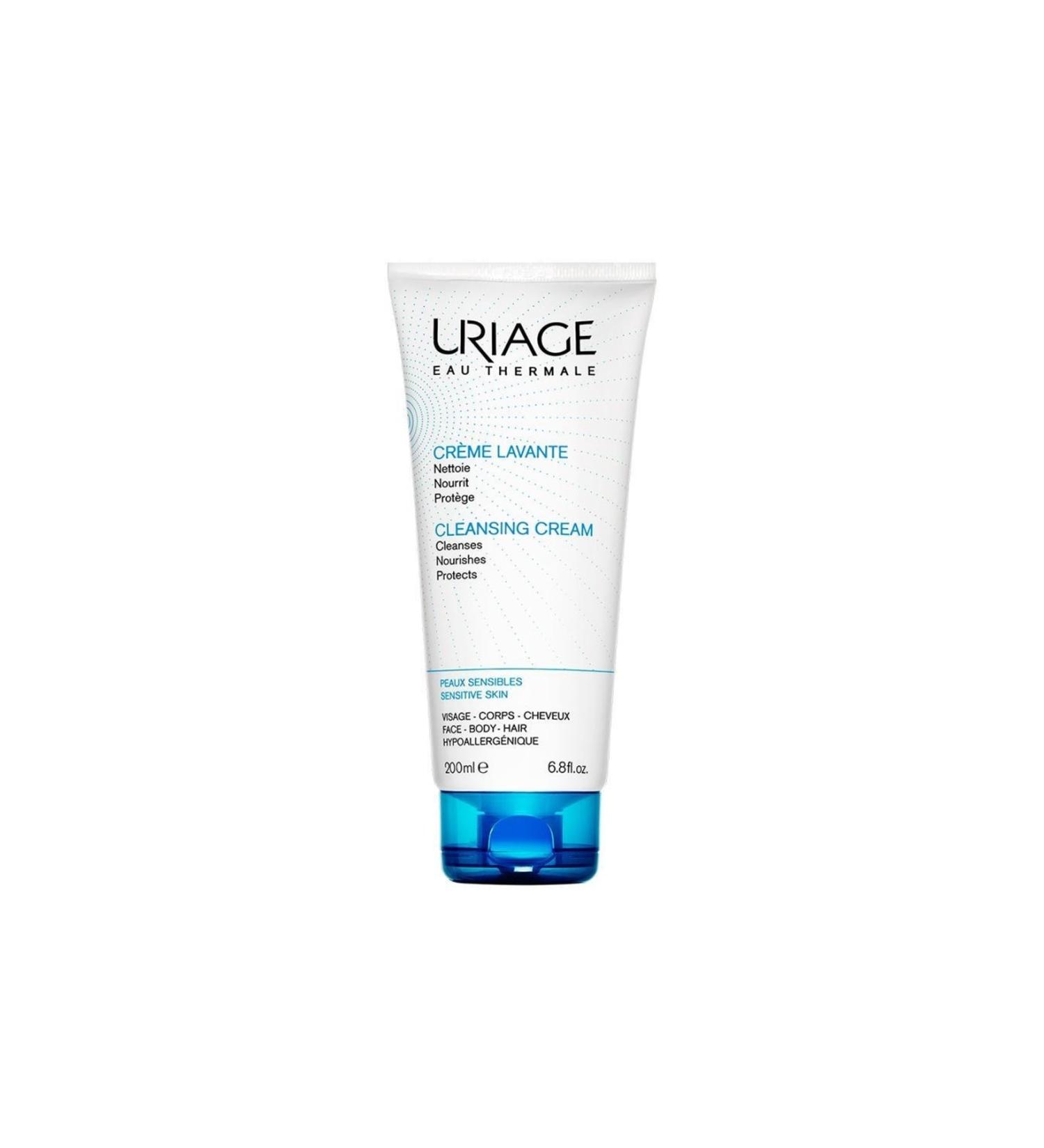 Uriage Creme Lavender Face and Body Cleansing Cream 200 Ml