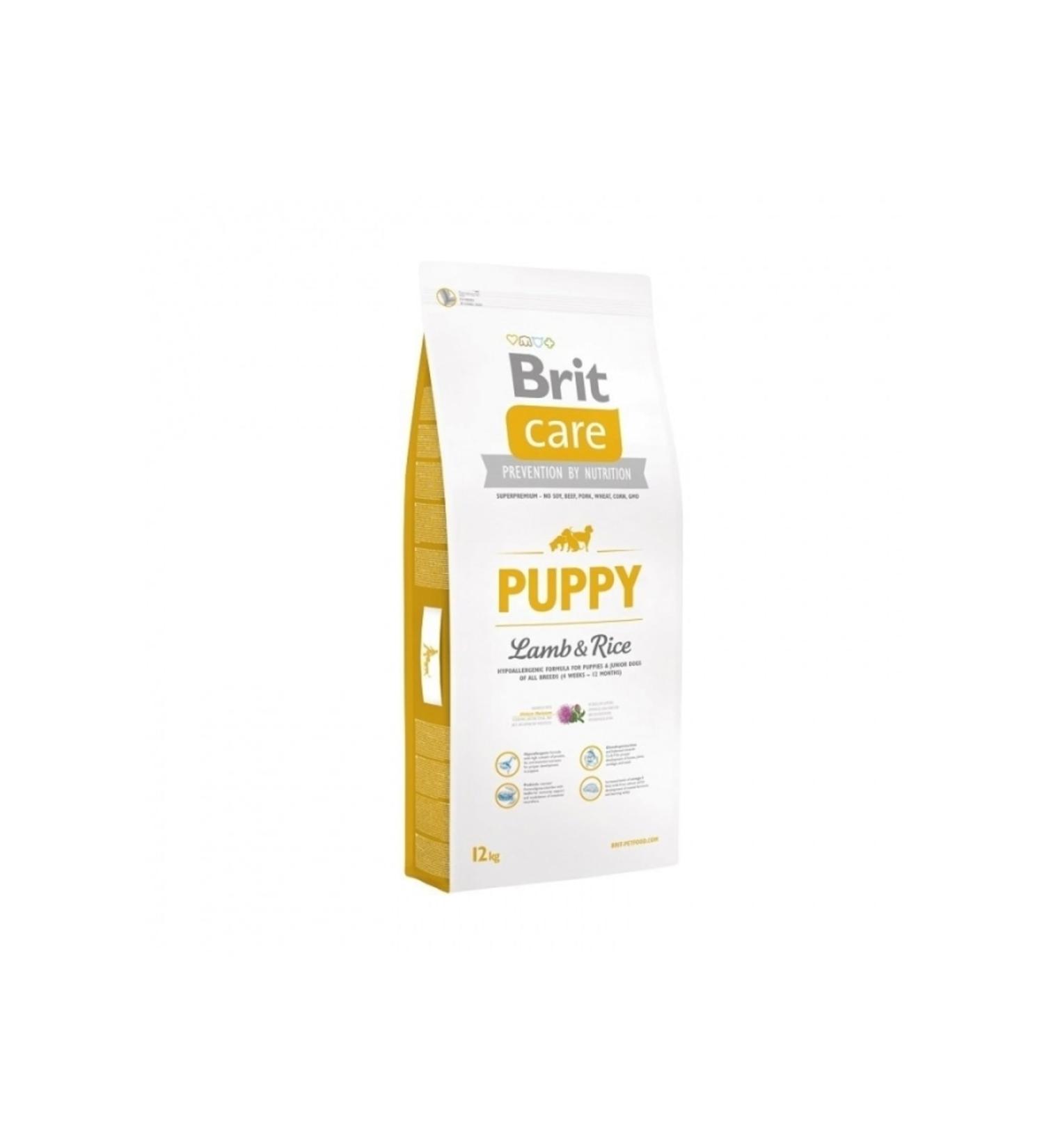Brit Care Lamb Meat Rice All Breed Puppy Food 12 Kg
