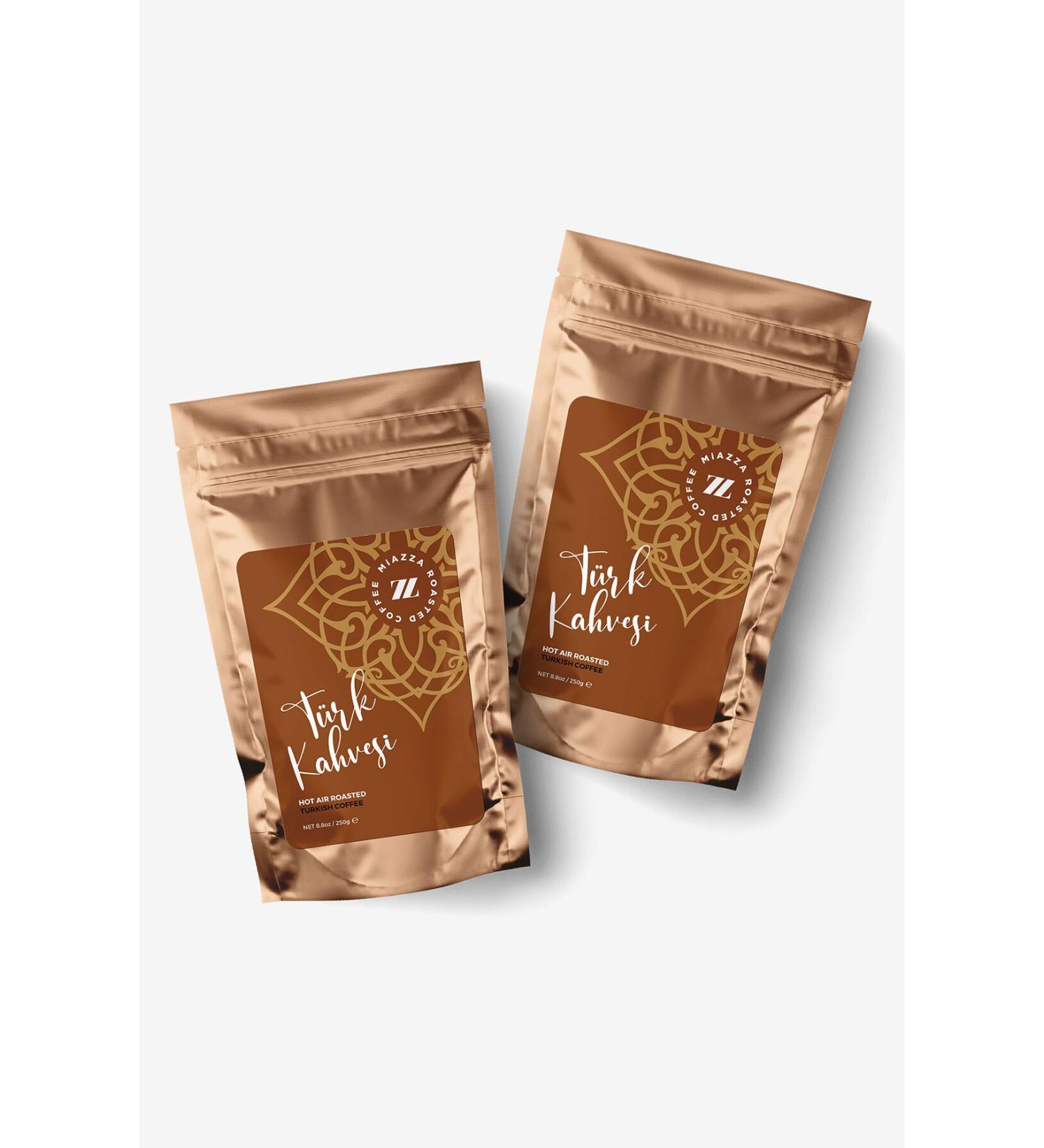 Miazza Coffee Ground Turkish Coffee (TURKISH COFFEE) 0 Arabica 2 X 250 gr
