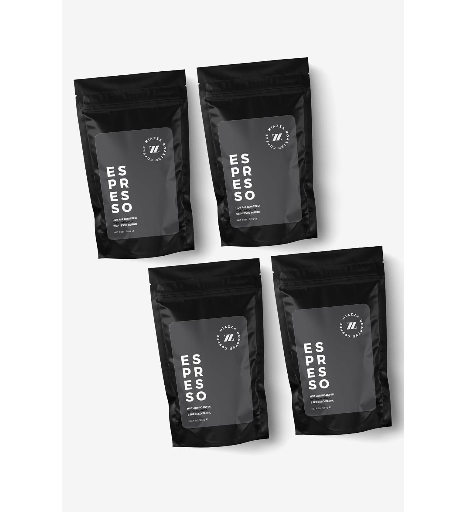 Miazza Coffee Ground Espresso Blend 0 Arabica 4 X 250 gr