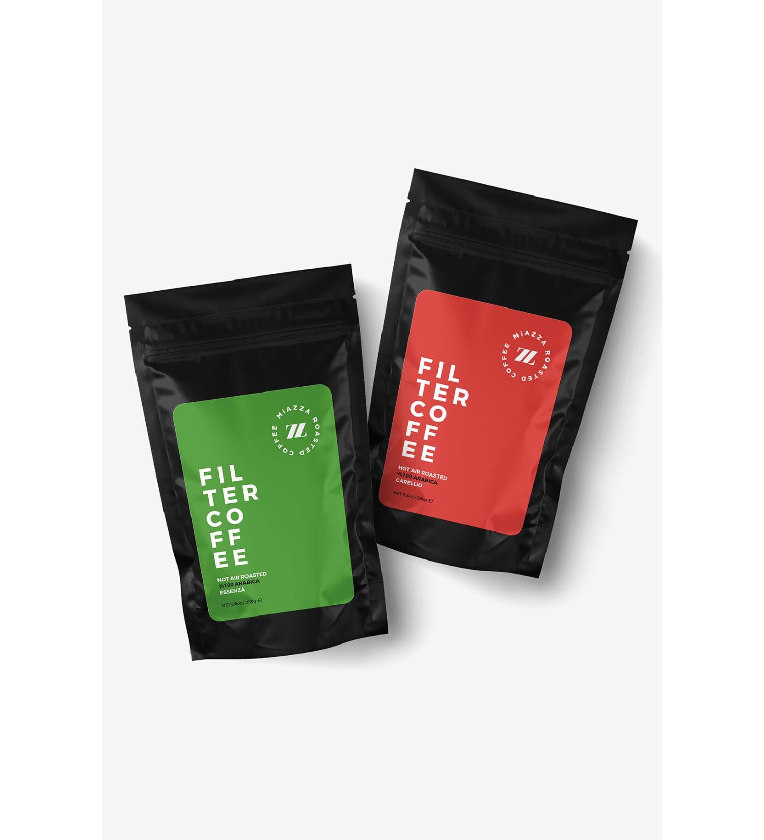 Miazza Coffee Ground Filter Coffee Essenza & Carellio 0 Arabica 2 X 250 gr