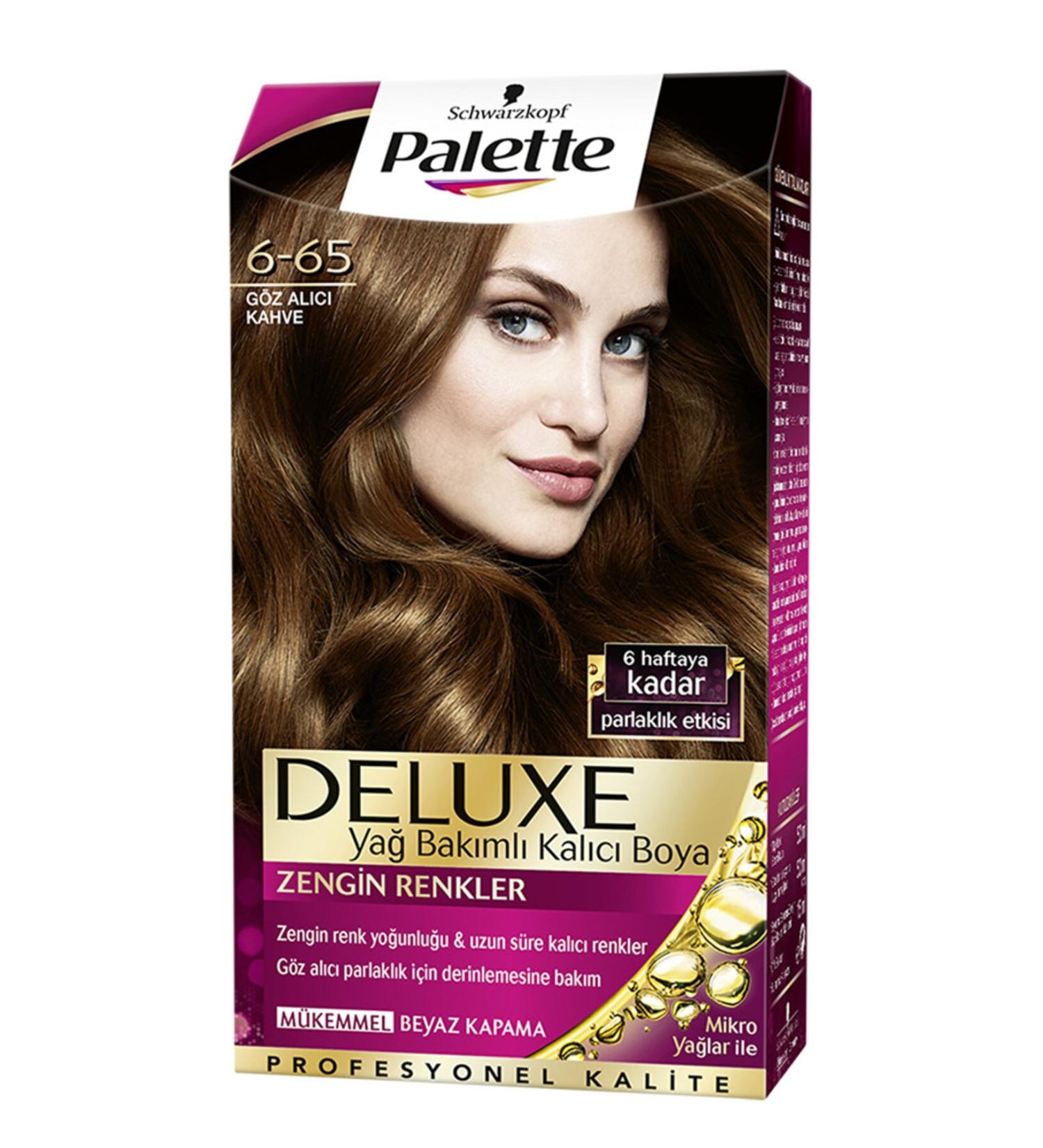 Palette Hair Dye - Deluxe 6-65 Glamorous Brown