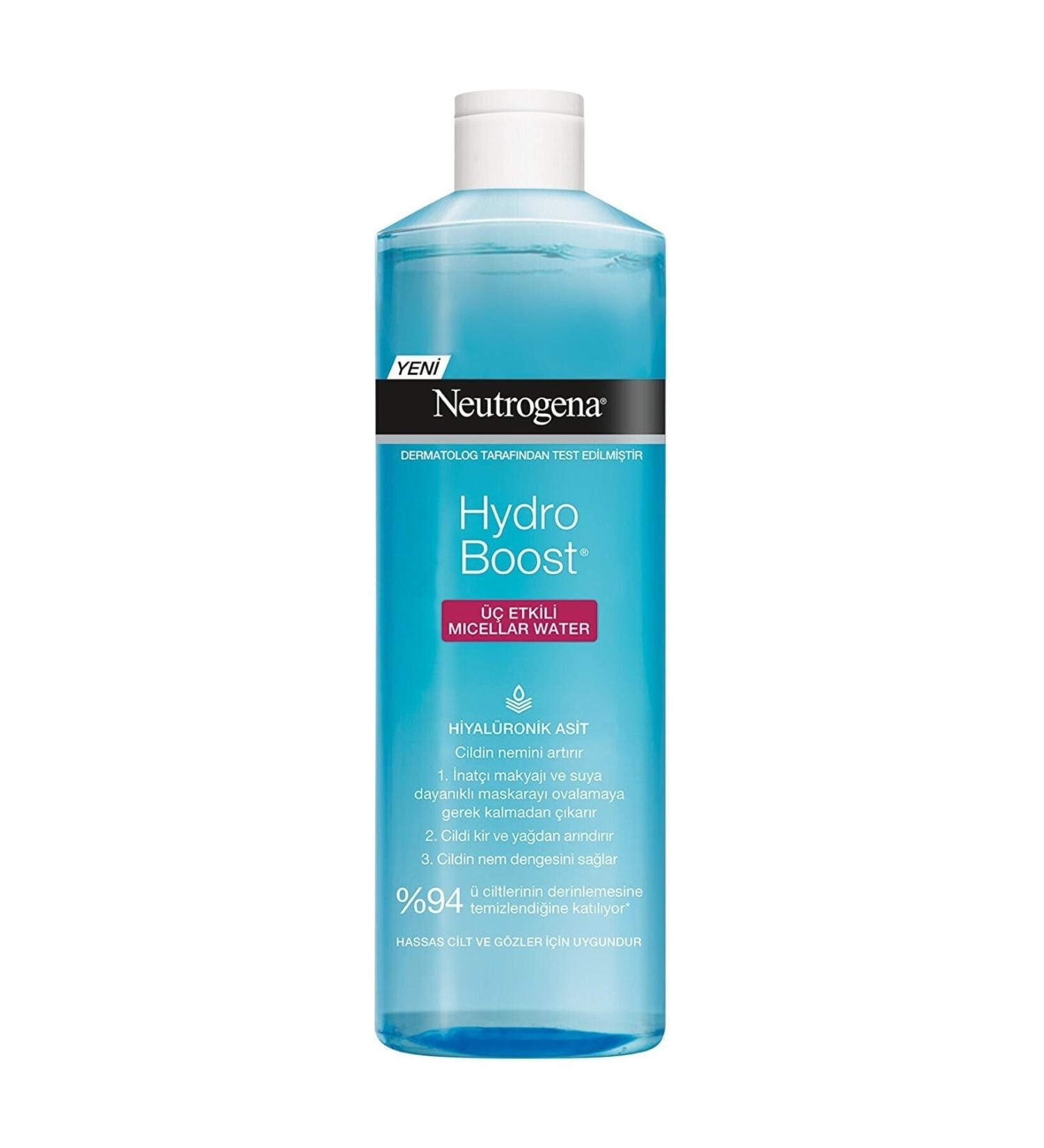Neutrogena Hydro Boost Micellar Water 400 Ml Suitable For Sensitive Skin & Eyes