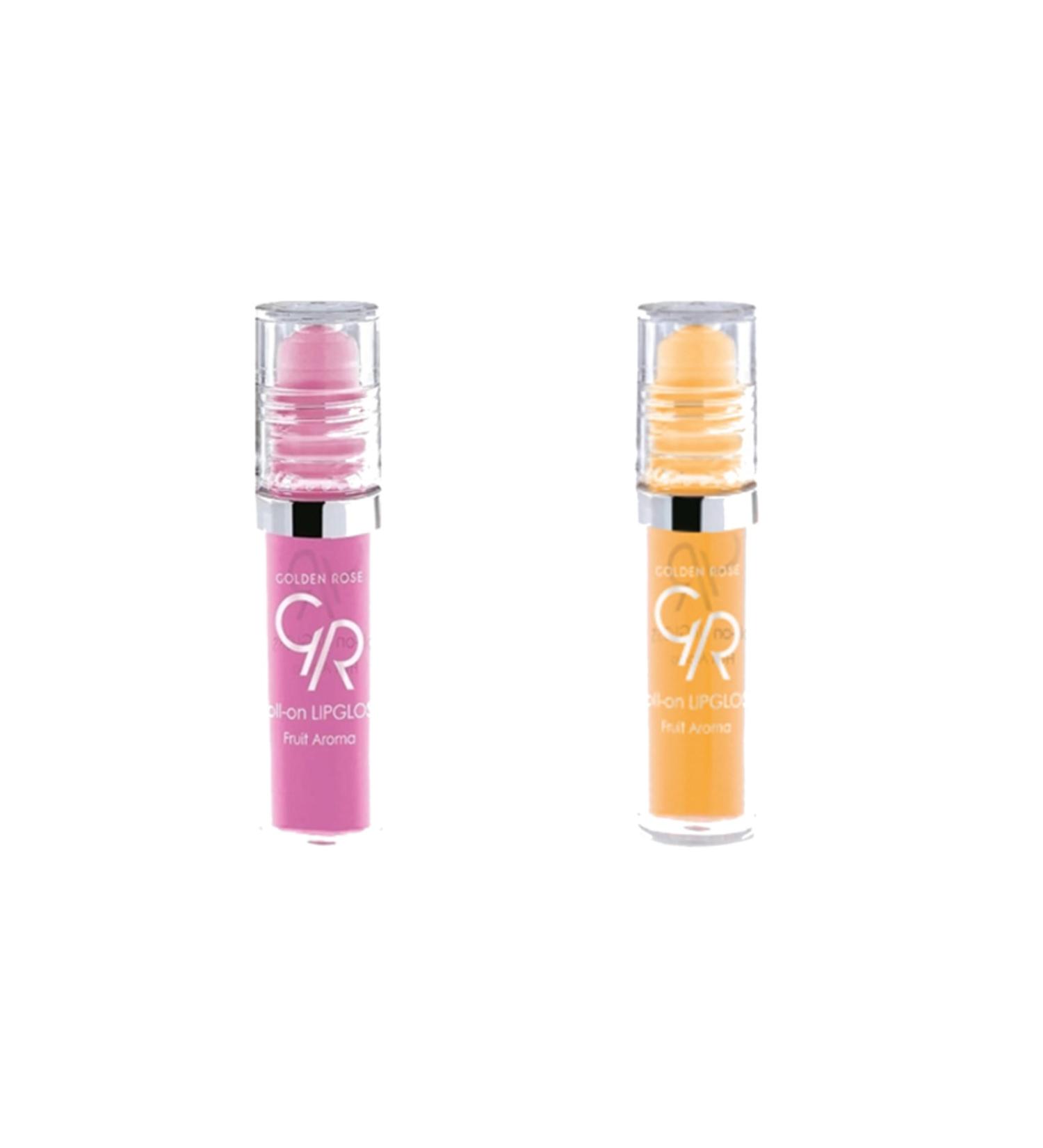 Golden Rose Fruit Lip Gloss - Roll On Lipgloss Strawberry+Banana 8691190890520 - Buy Online on GoSupps.com